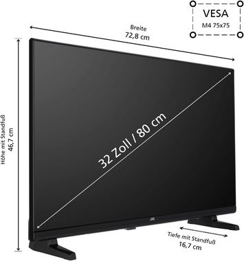 JVC LT-32VH4355 LCD-LED Fernseher (80 cm/32 Zoll, HD-ready)