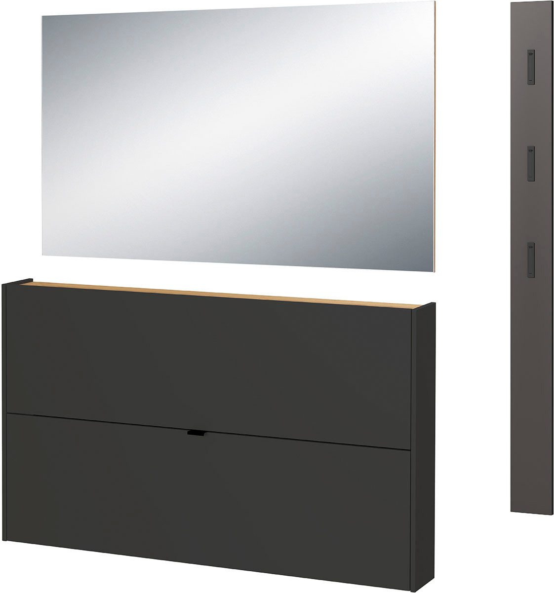 GERMANIA Garderoben-Set Ameca, (3-St), Garderoben-Set aus Schuhkipper, Spie günstig online kaufen