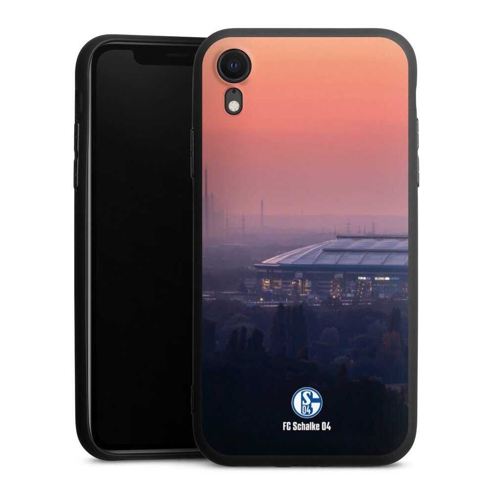 DeinDesign Handyhülle Stadion FC Schalke 04 Offizielles Lizenzprodukt Schalke 04 Stadion, Apple iPhone Xr Silikon Hülle Premium Case Handy Schutzhülle