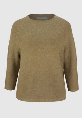 bianca Strickpullover OLINDE mit dezent schimmernden Effekt in Trendfarbe