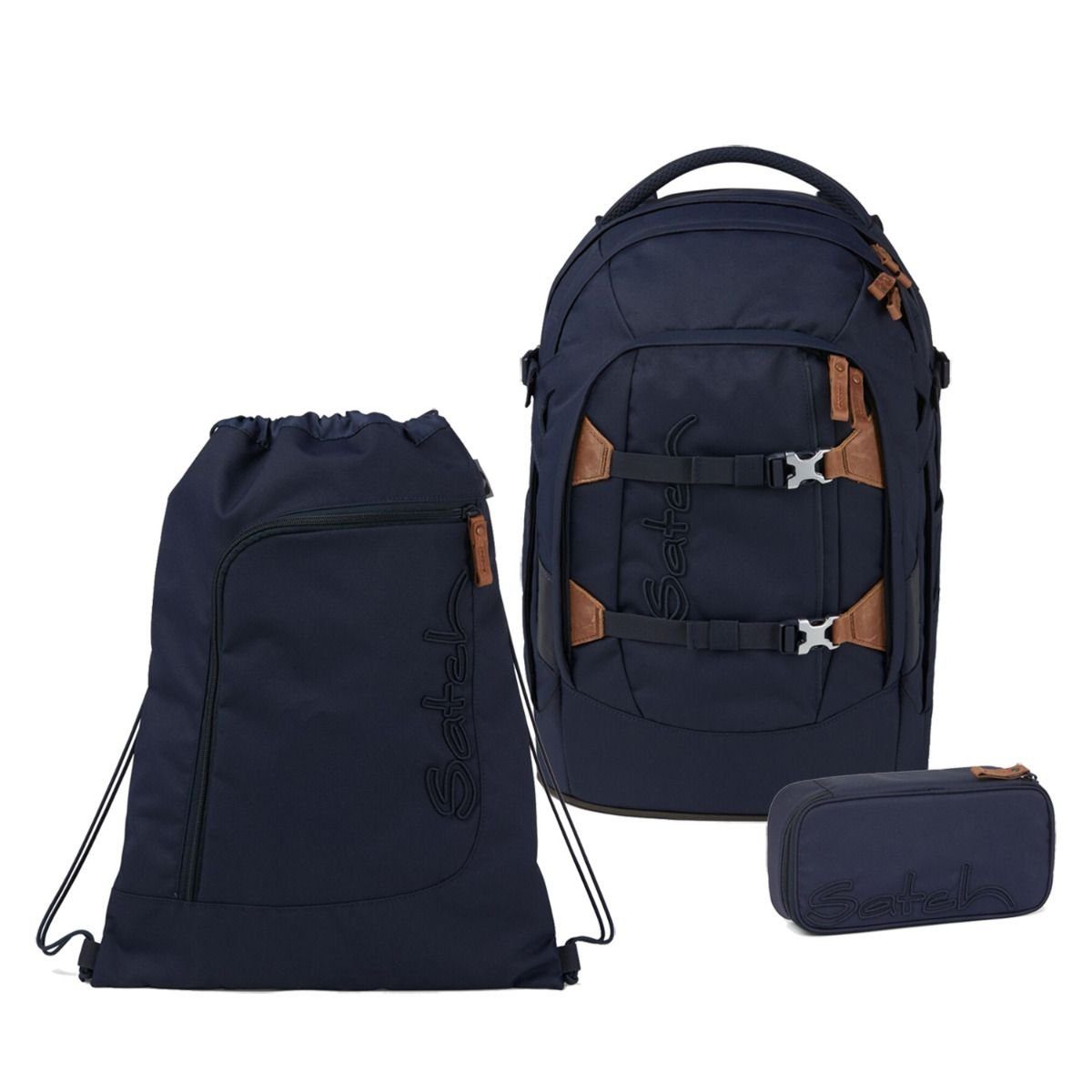 Satch Schulrucksack Pack (Set 3tlg., inkl. Schlamperbox und Sportbeutel)