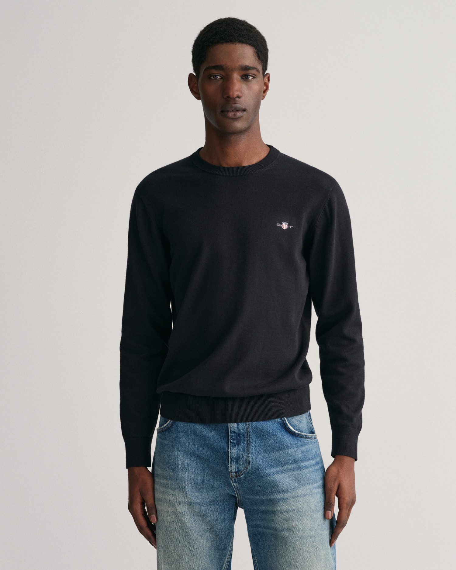 Gant Rundhalspullover CLASSIC COTTON C-NECK Premium günstig online kaufen