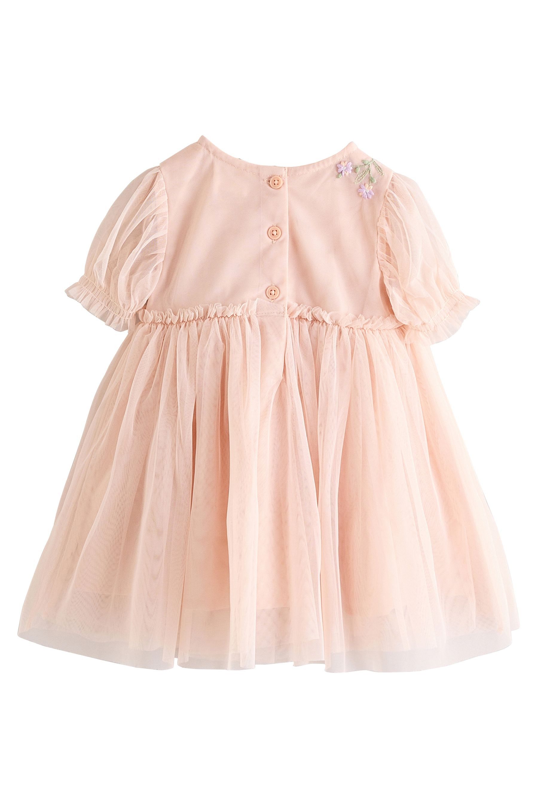 Next Tüllkleid Besticktes Kleid aus Netzstoff günstig online kaufen
