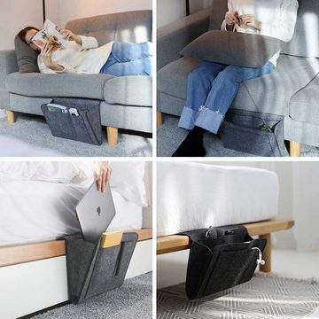 KIKI Daunenschlafsack & Daunenbettdecke Betttasche-Sofa-Aufbewahrungstasche--Nachttischtasche aus Filz