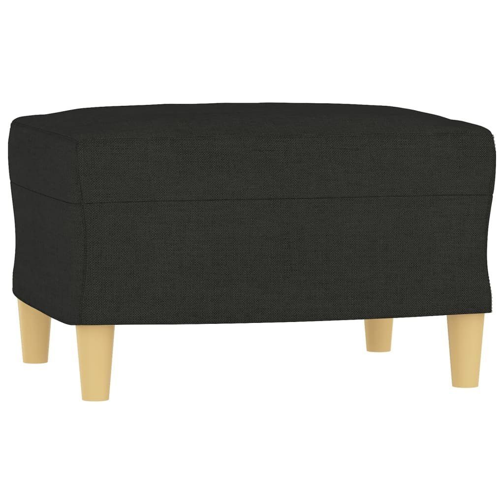 3-tlg), Dreisitzer Zweisitzer Schwarz ofagarnitur Sofa (Set, DOTMALL Stoff