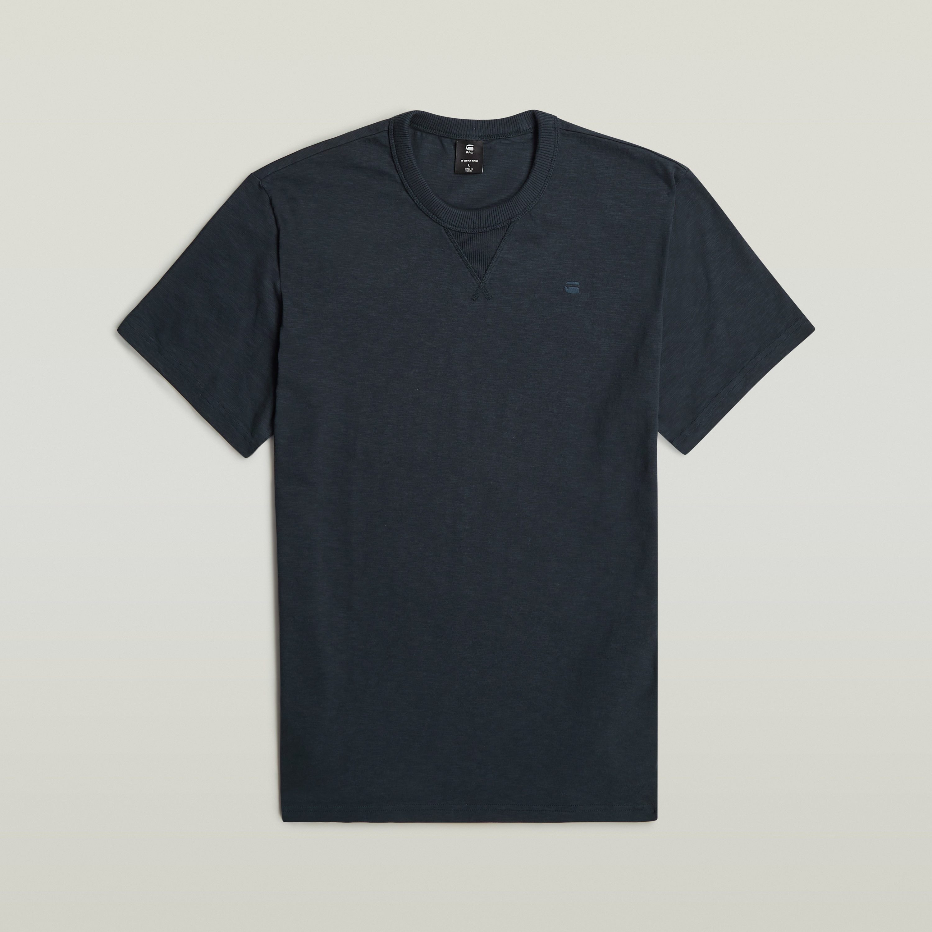 G-STAR T-Shirt Nifous Rundhals, mit Rippeinsatz – Bild 5 von 5