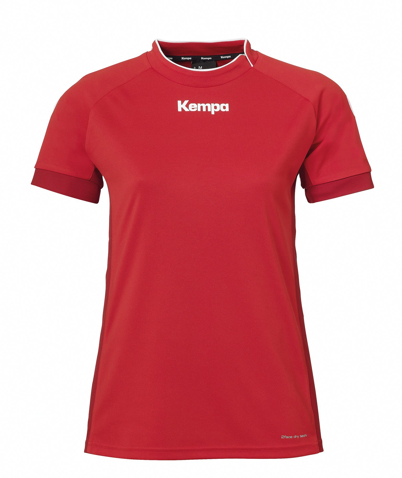 Kempa Kurzarmshirt Kempa Shirt PRIME TRIKOT WOMEN schnelltrocknend rot/chilirot