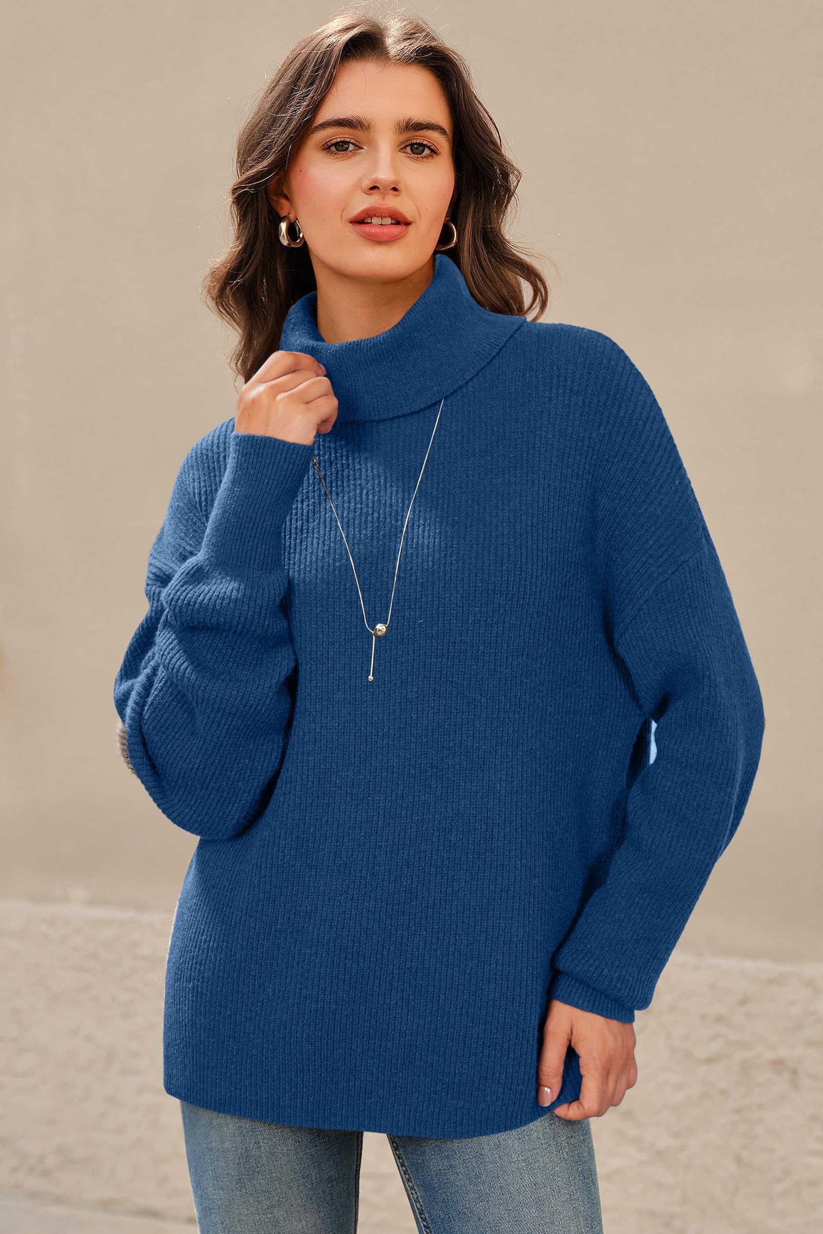 Arach&Cloz Strickpullover Pullover Damen Wolle Blend Rollkragenpullover Ove günstig online kaufen