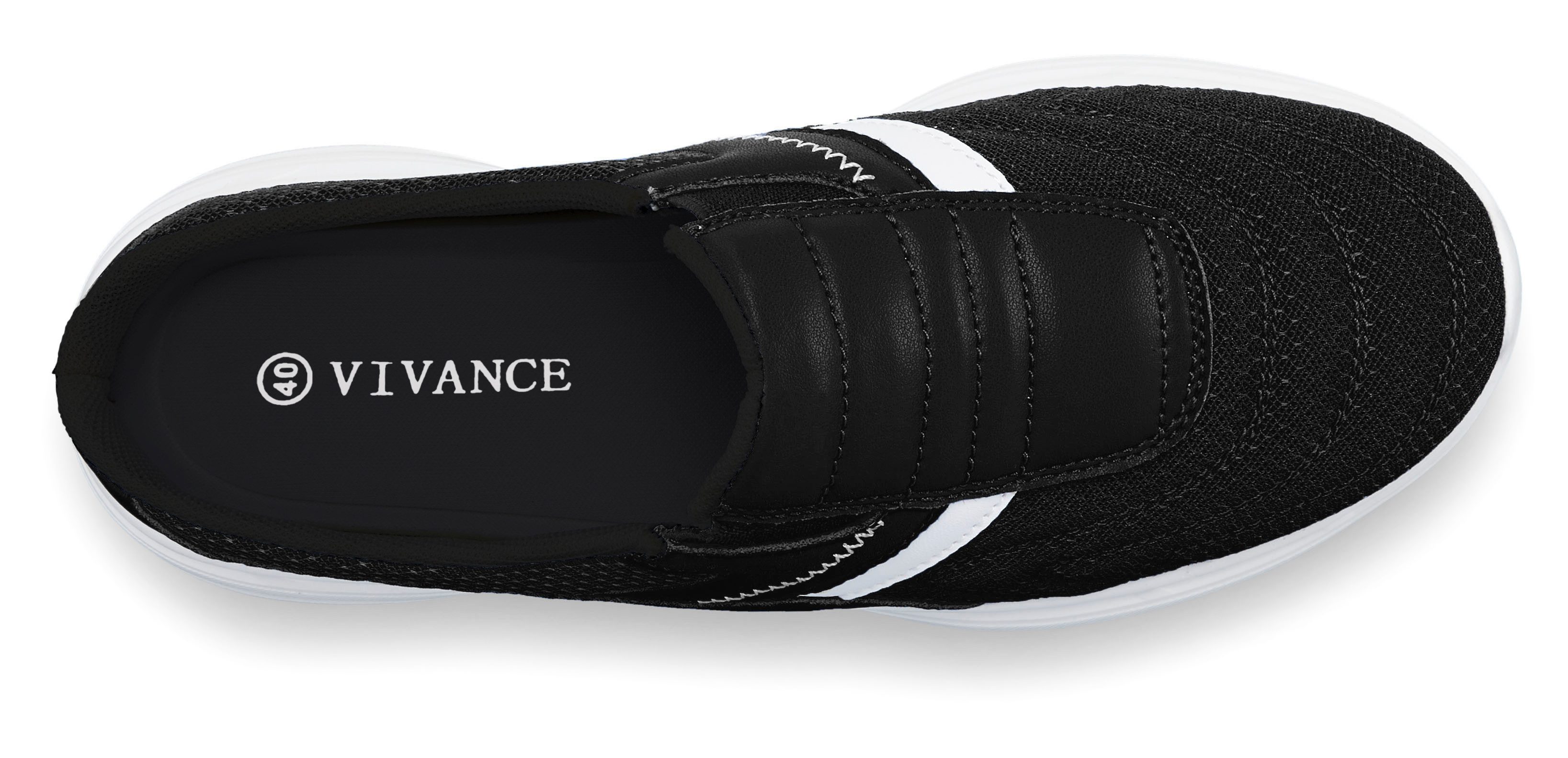 Vivance Slip-On-Sneaker, Sneaker, Freizeitschuh, Halbschuh, Sabot zum Reinschlüpfen Unisex VEGAN