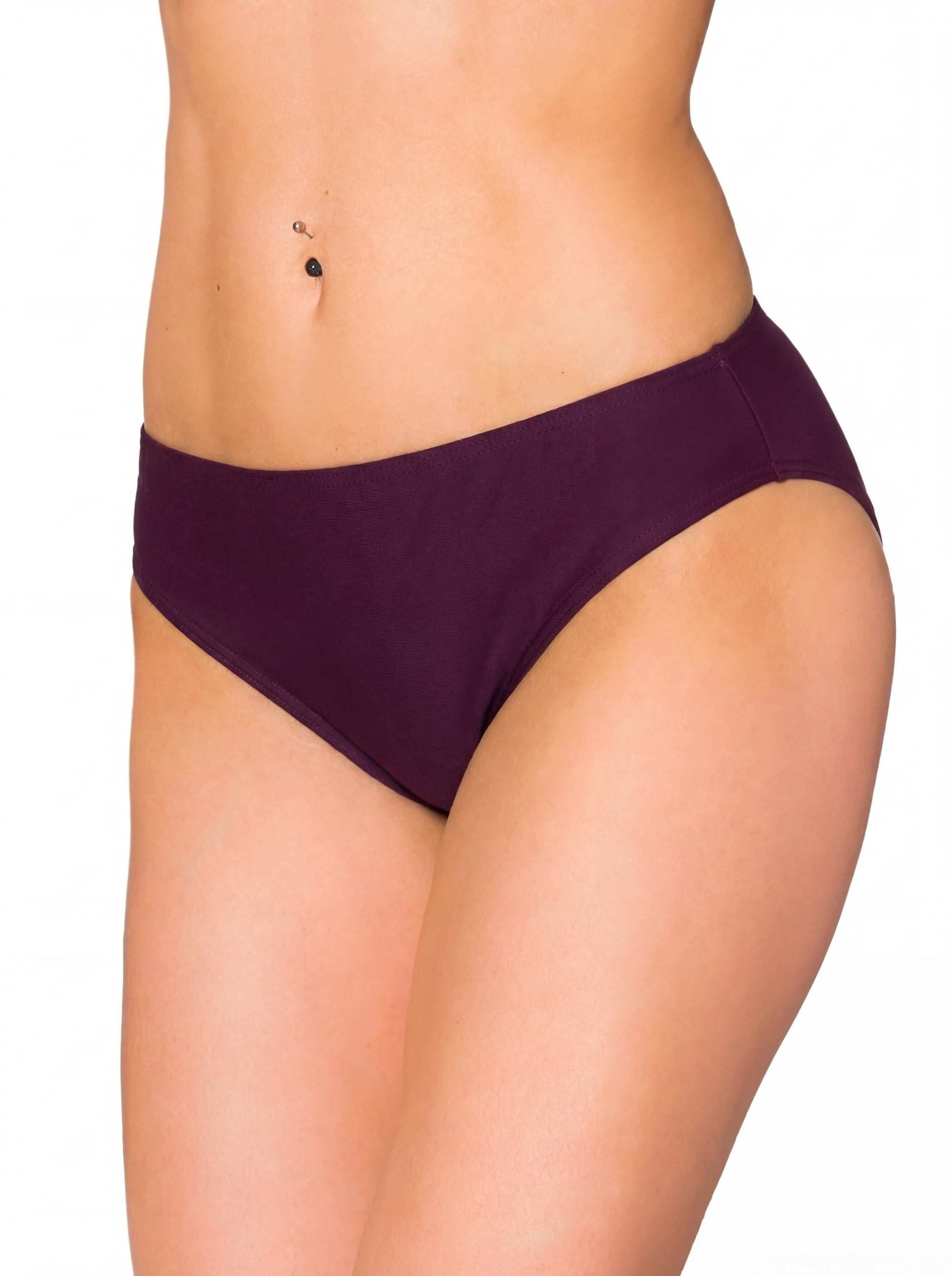 Aquarti Bikini-Hose Aquarti Damen Bikini Hose mit mittelhohem Bund