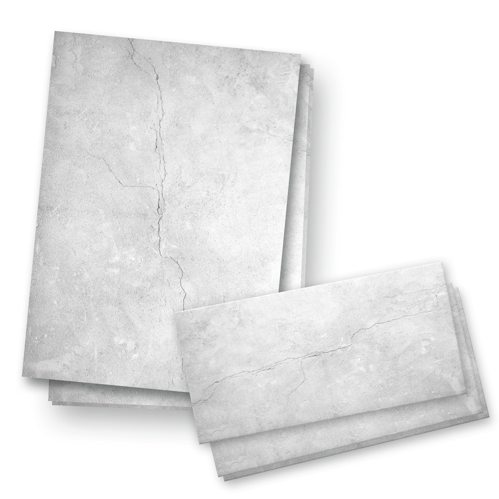 Kreative Feder Briefpapier Briefpapier Set, Briefpapier Set 25x DIN A4 mit passenden Umschlägen