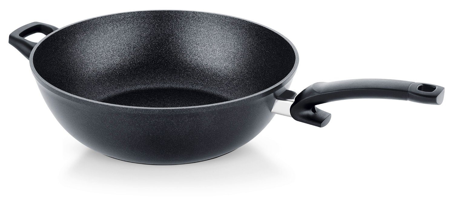 Fissler Wok Adamant®, Aluminium (1-tlg), induktionsgeeignet, kratzfeste Antihaft-Beschichtung, Made in Germany