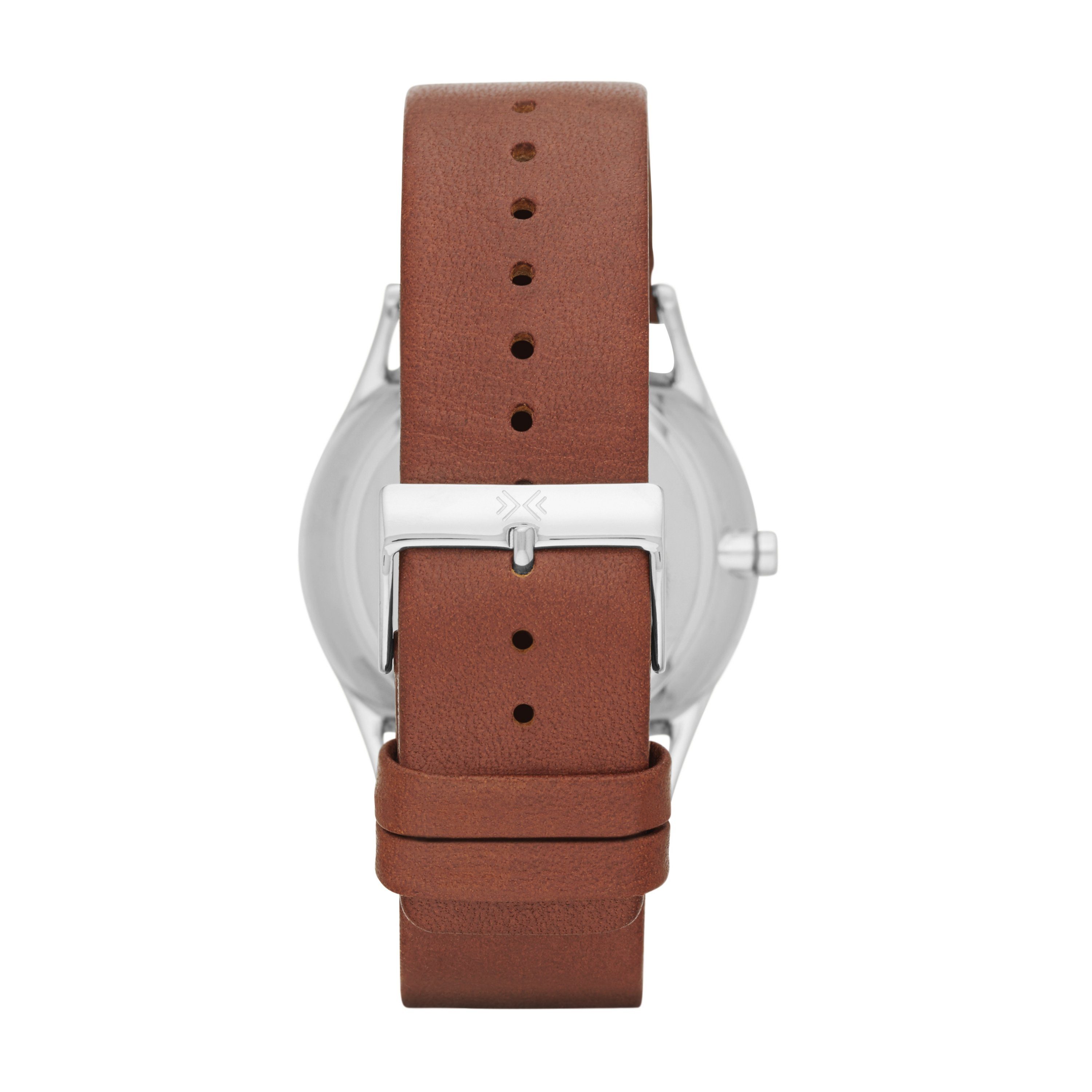 SKAGEN Quarzuhr Armbanduhr Echtleder