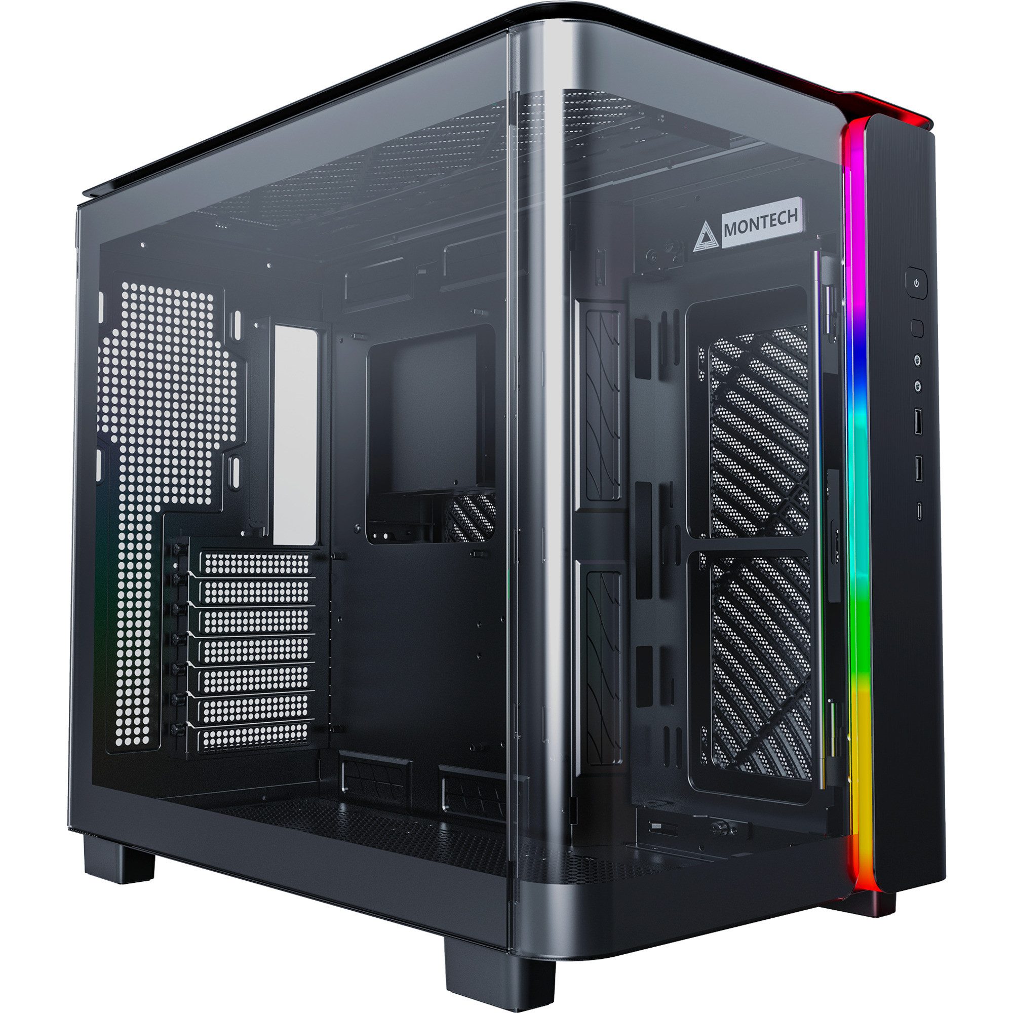 MONTECH PC-Gehäuse Montech KING 95, Tower-Gehäuse, (Tempered Glass x
