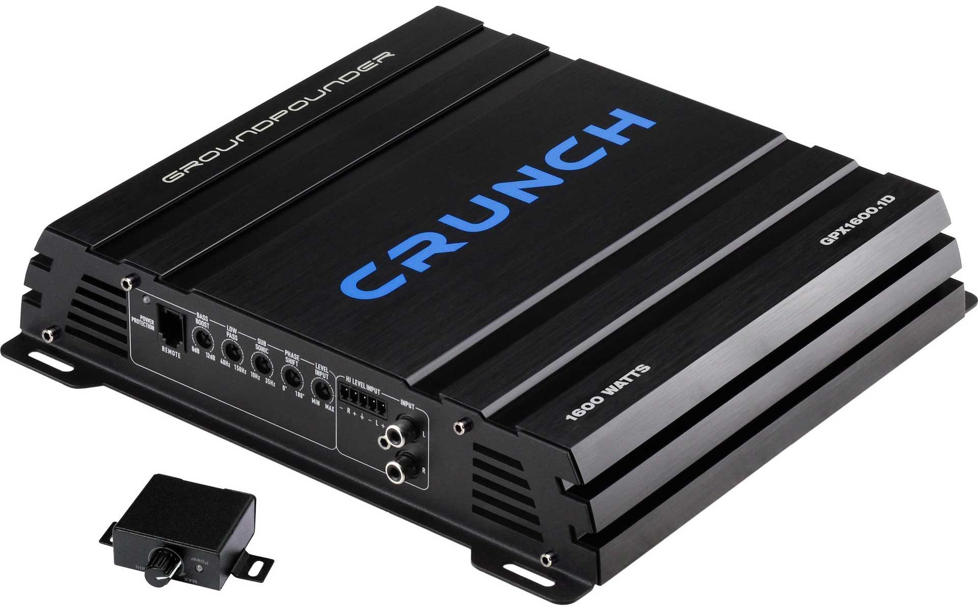 Crunch GPX1600.1D 1-Kanal Class D Digital Mono Verstärker Endverstärker (Anzahl Kanäle: 1)