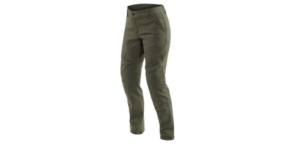 Dainese Motorradhose Chinos Damen Motorrad Textilhose Knieprotektoren enthalten