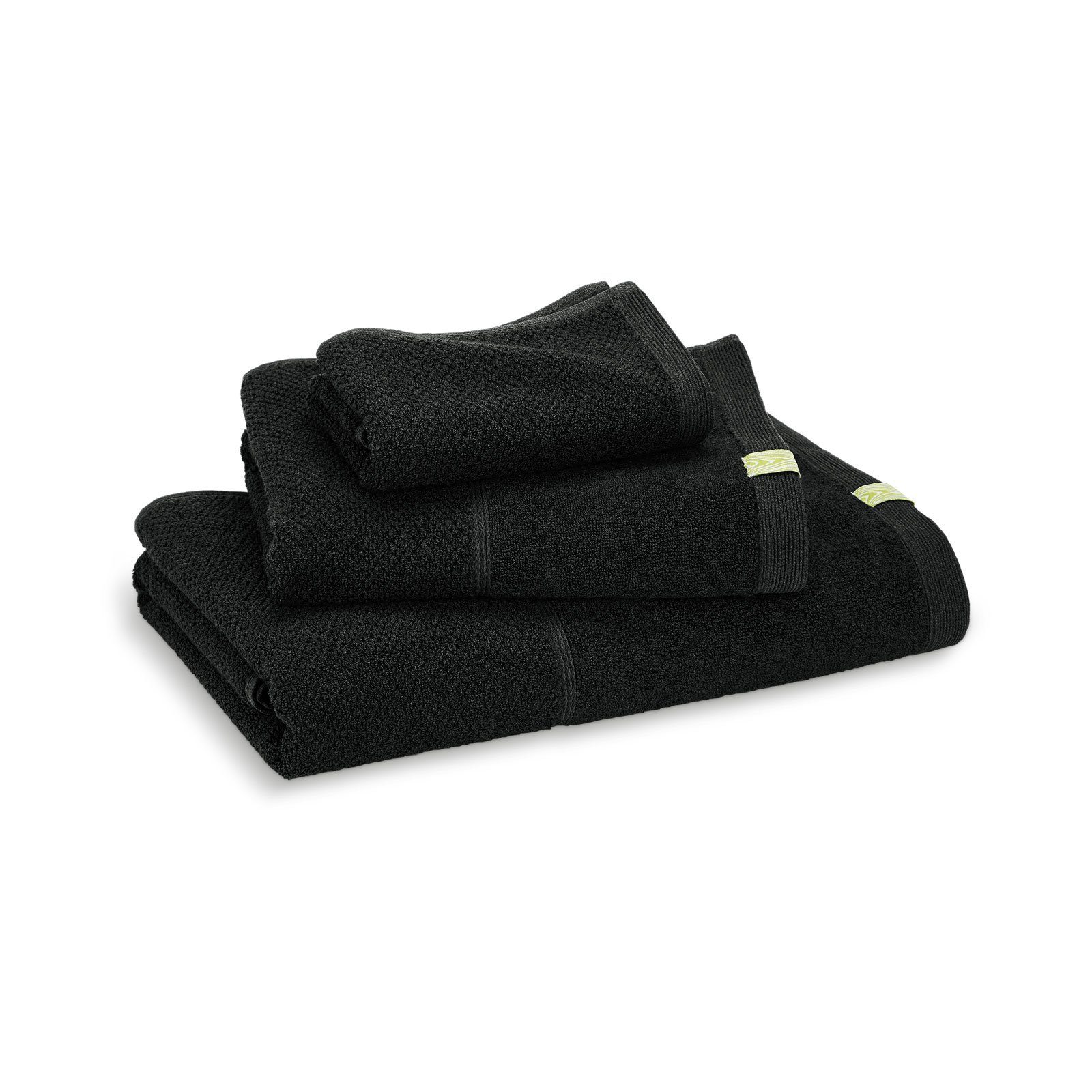 Kushel Handtücher The Cosy Set Cosy Black