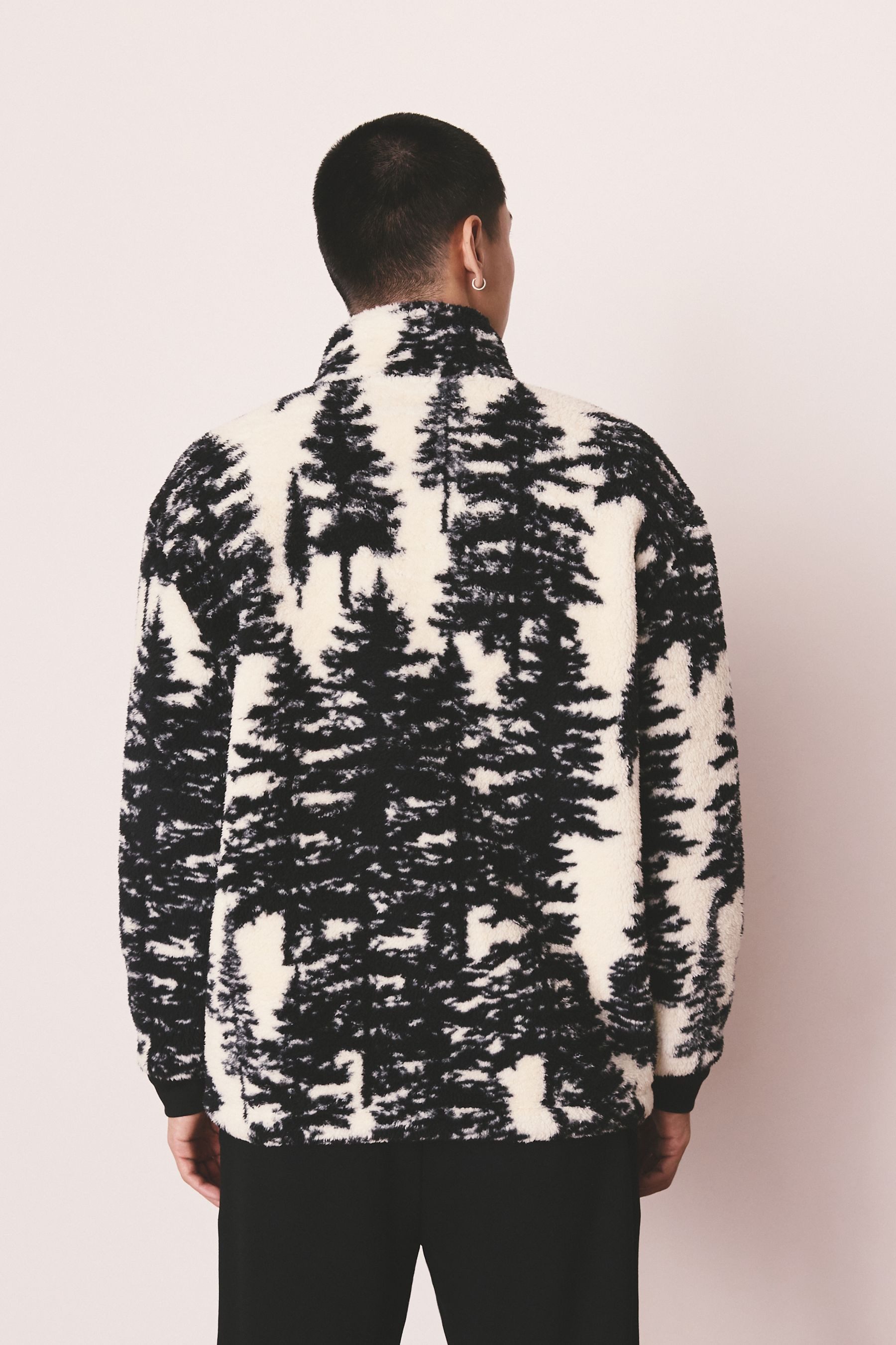 Next Kapuzenpullover Borg-Fleece mit Reißverschlussausschnitt (1-tlg) günstig online kaufen