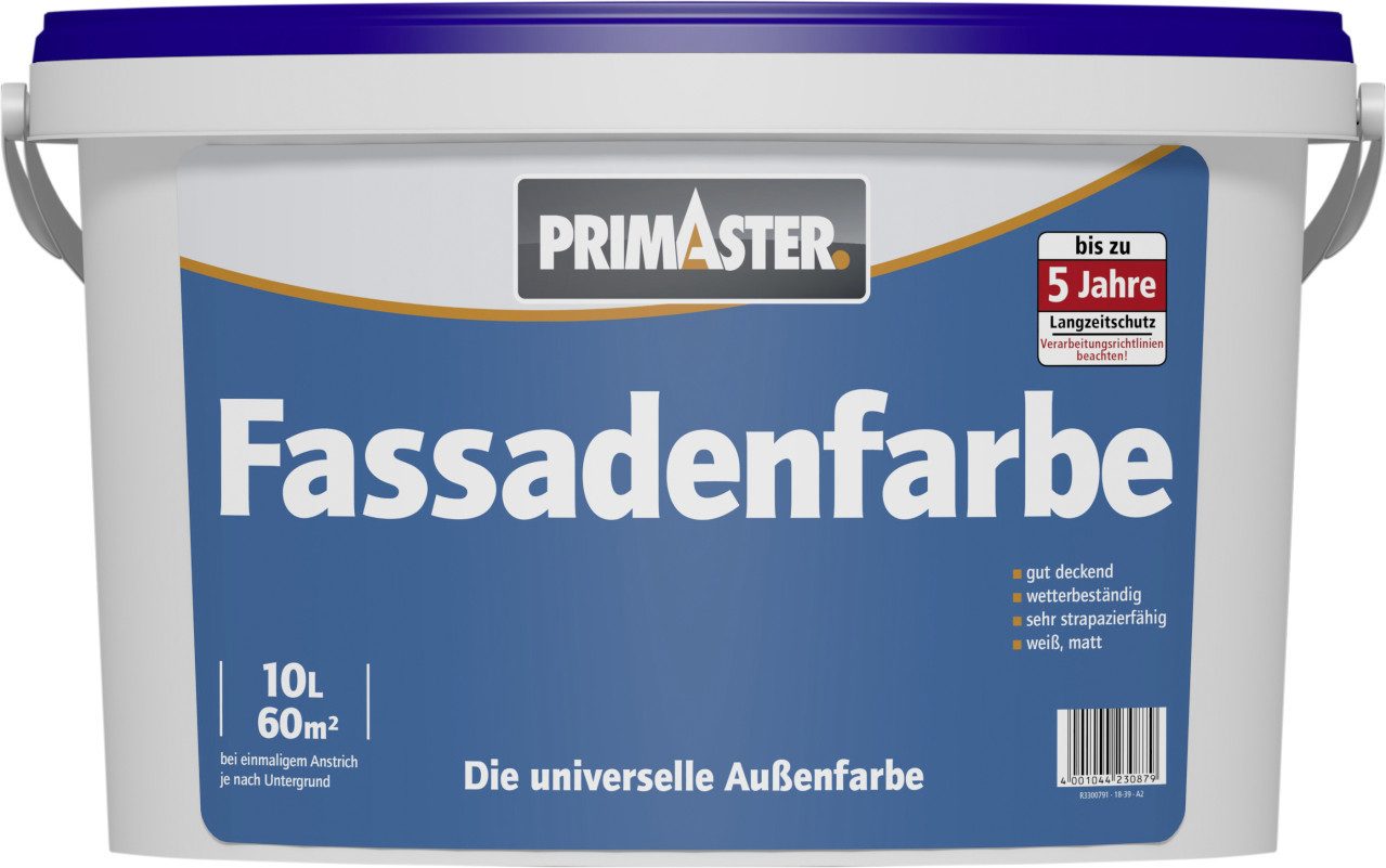 Primaster Fassadenfarbe Primaster Fassadenfarbe 10 L weiß matt