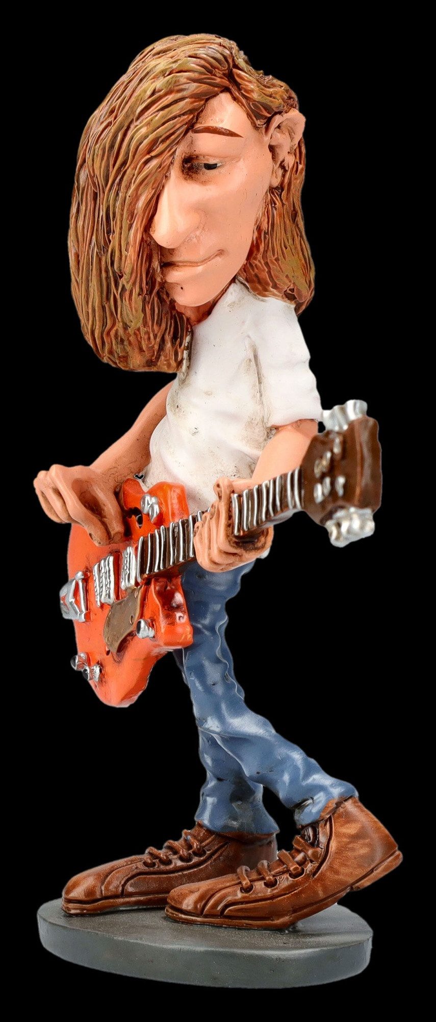 Figuren Shop GmbH Dekofigur Lustige Rockstar Figur - Gitarrist Stone Dekofi günstig online kaufen