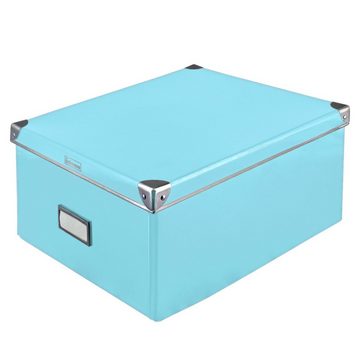 Idena Aufbewahrungsbox Idena 11009 - Aufbewahrungsbox aus festem Karton, Deckel mit verstärkt