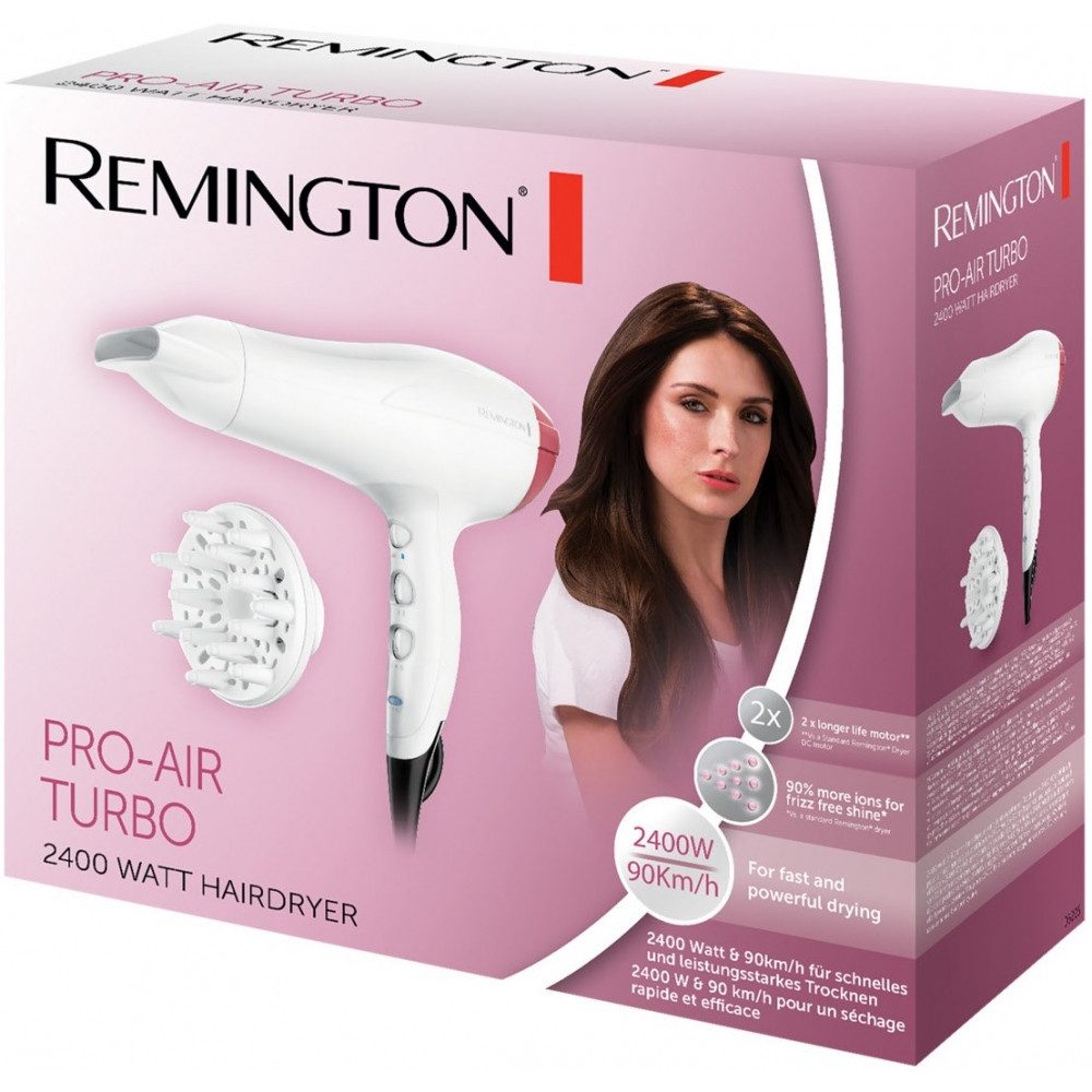 Remington Haartrockner Pro Air Turbo Haartrockner in weiß., Standard-Haartrockner