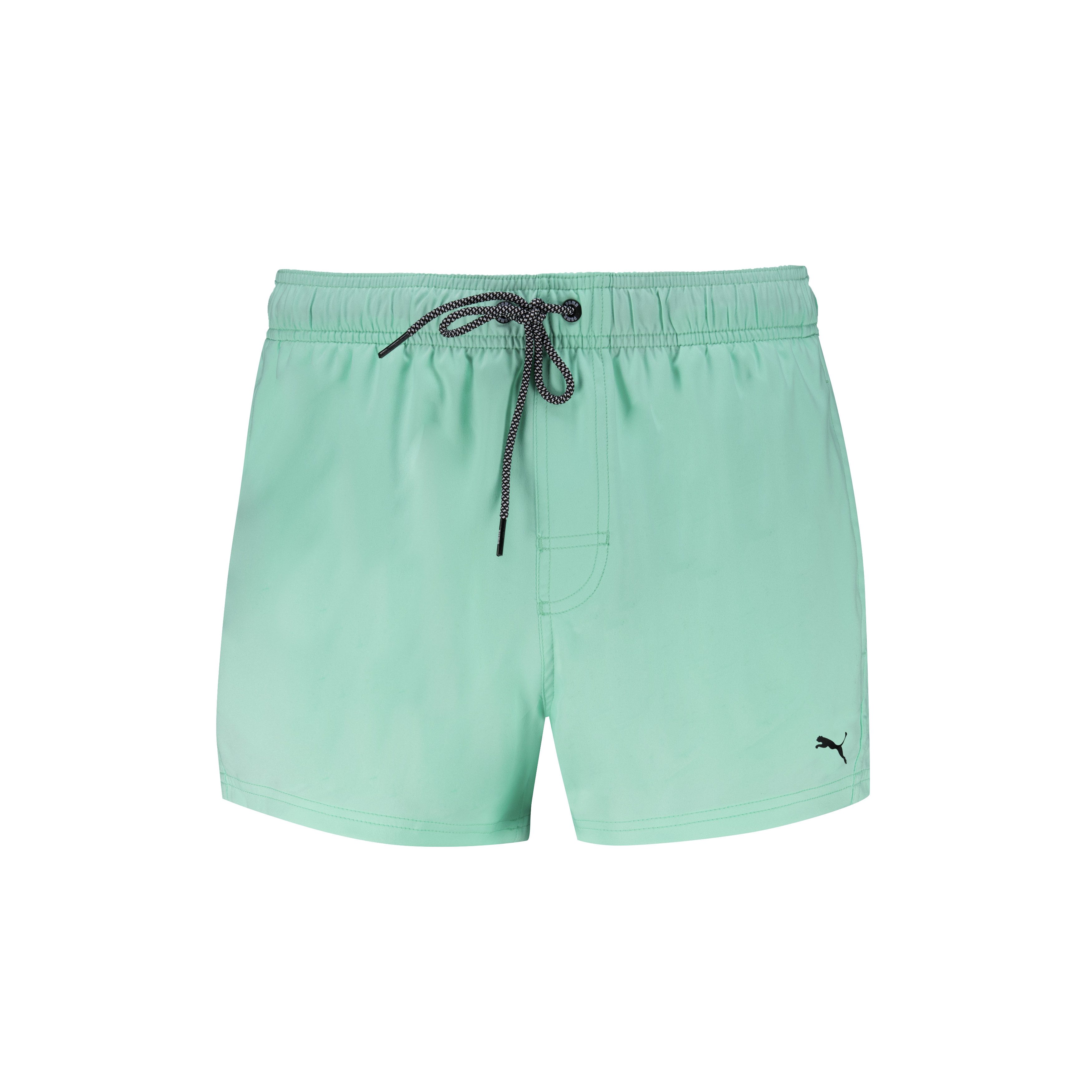 PUMA Badeshorts PUMA SWIM MEN SHORT LENGTH SWIM SHORTS mit seitlichen Eingriff-Taschen, Gesäßtasche mit Klettverschluss