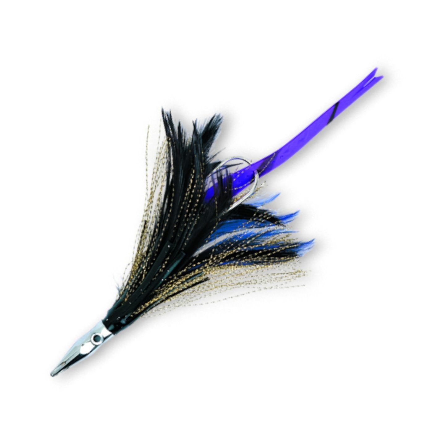Williamson Kunstköder Williamson Diamond Jet Feather with Sonic Strip 12,7cm - Angelköder