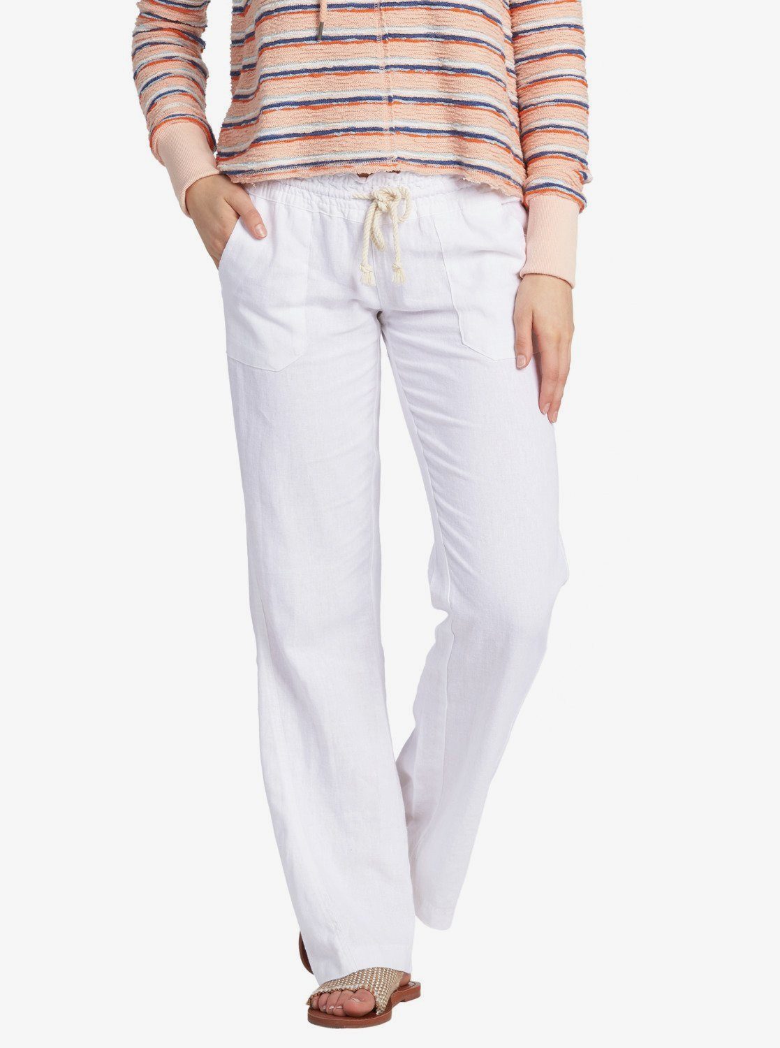 Roxy Strandhose OCEANSIDE PANT mit Eingrifftaschen und Gesäßtaschen