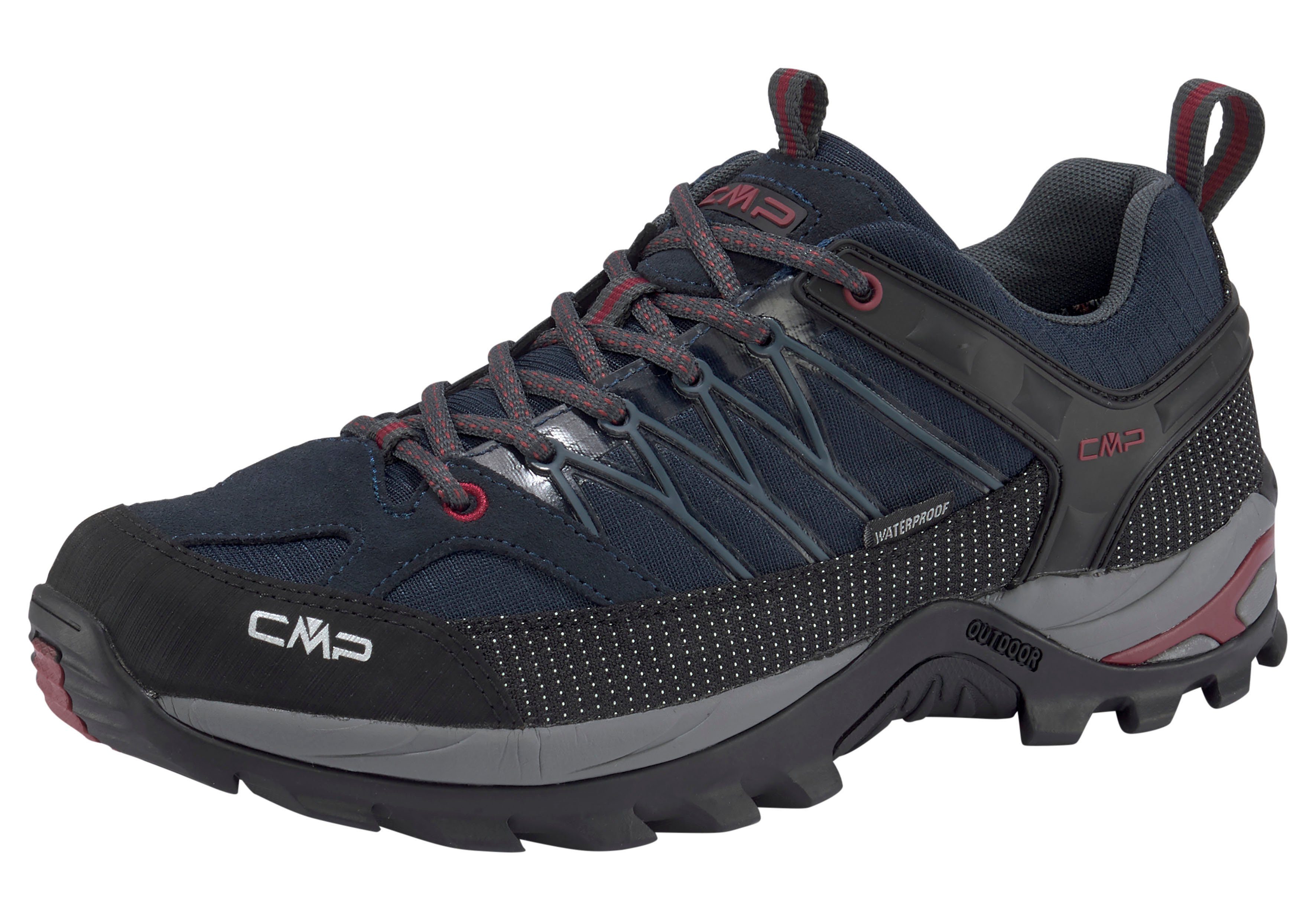 CMP Waterproof wasserdicht Rigel blau-kombi Low Wanderschuh