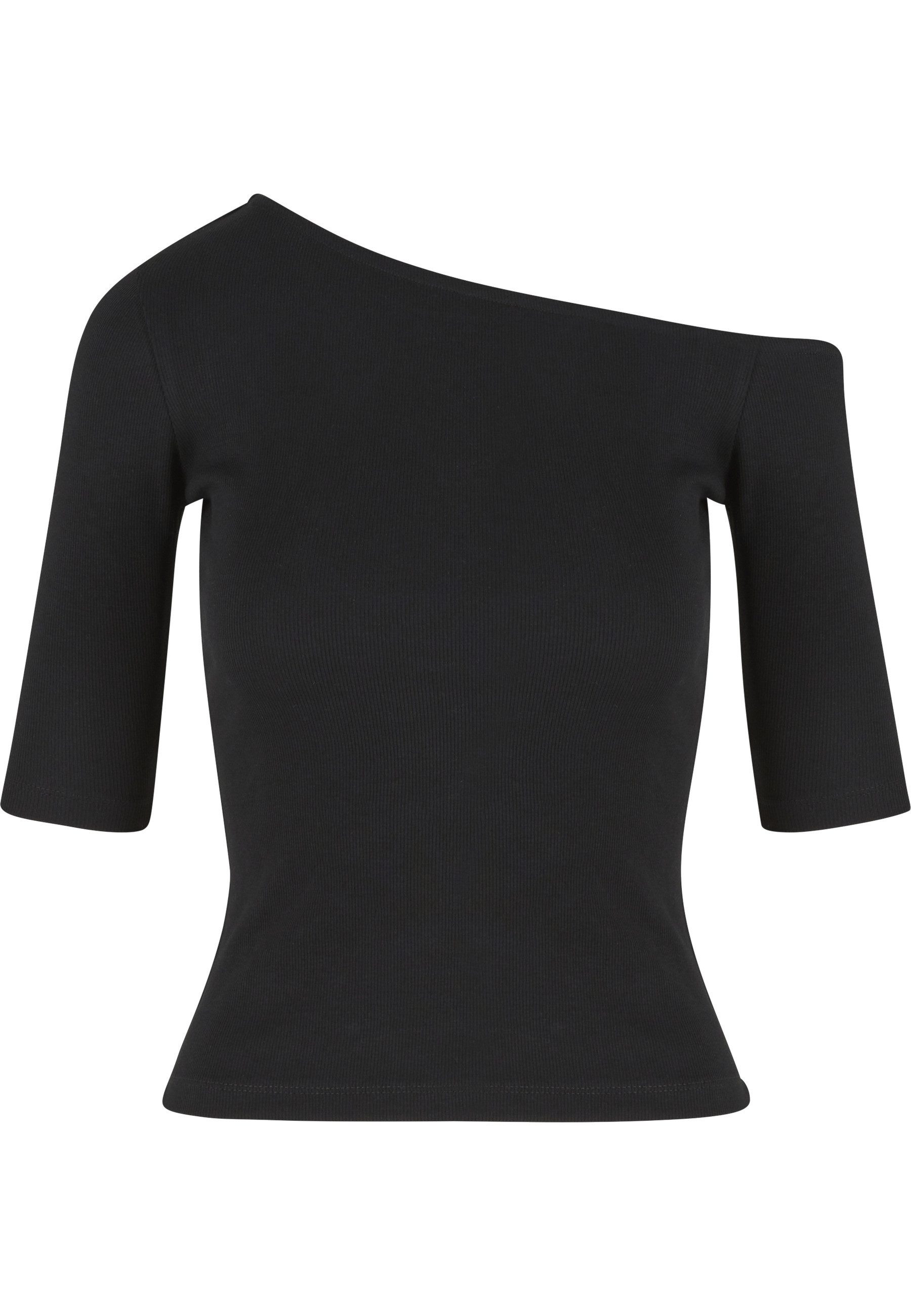 T-Shirt Urban Classics Ladies Organic Asymmetric Rib Tee