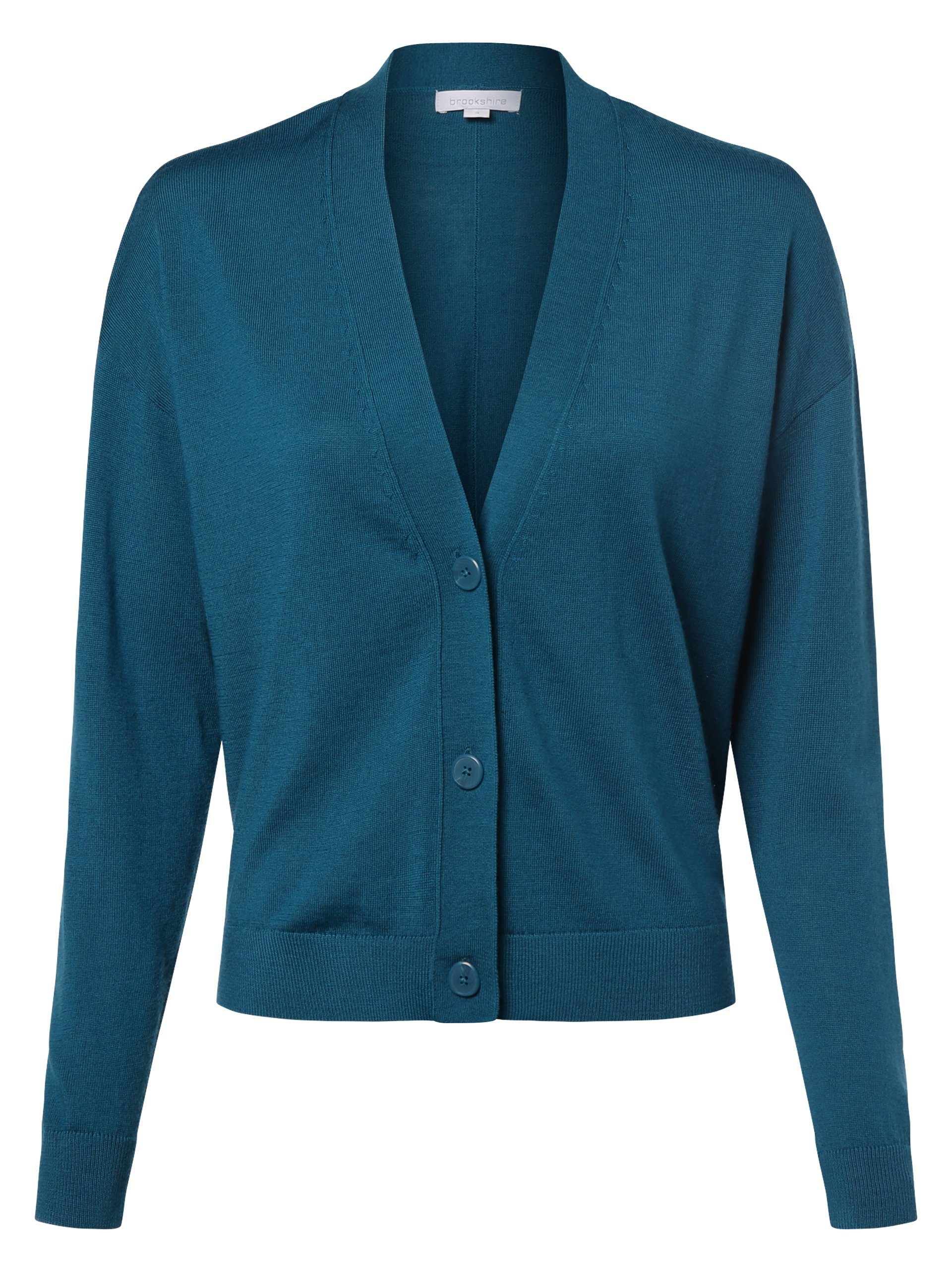 brookshire Strickjacke petrol