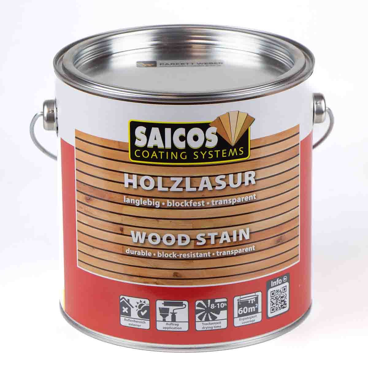 Saicos Holzöl Saicos Holzlasur Farblos (0001) 2,5 Liter