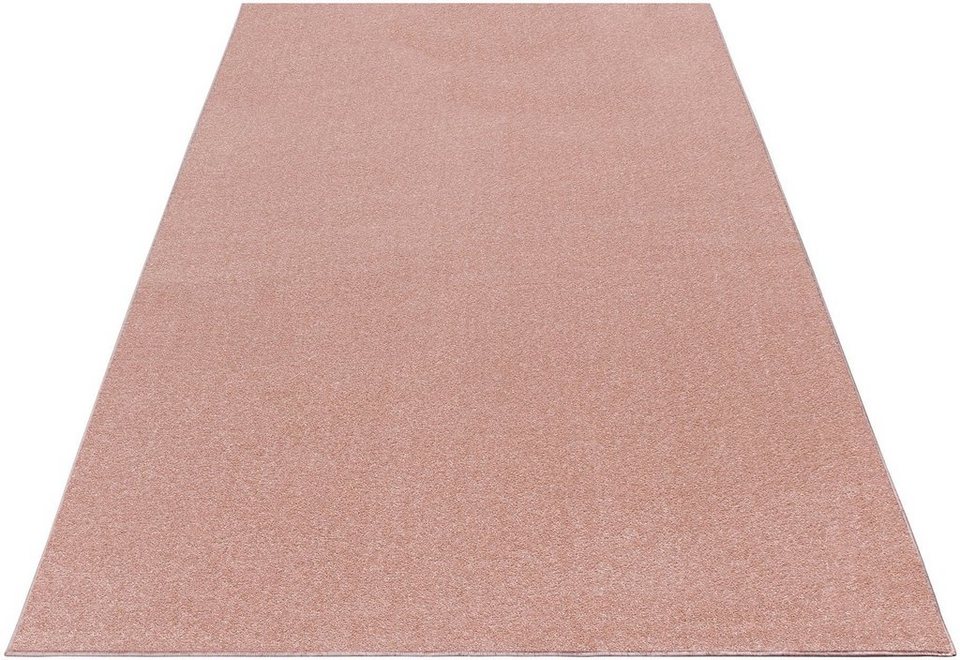 Teppich ATA, Ayyildiz Teppiche, rechteckig, Höhe: 10 mm, Kurzflor, uni,  große Farbauswahl, robust, auch als Läufer und in rund, Sehr dicht gewebt  und robust