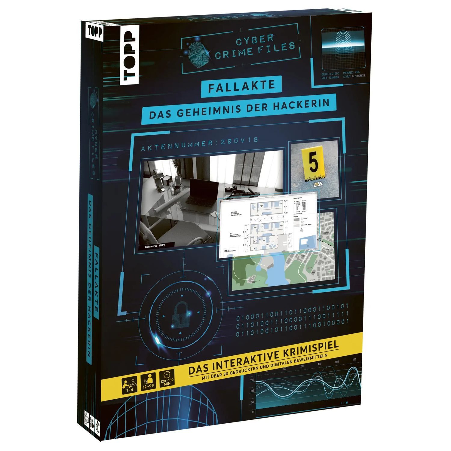frechverlag Spiel Cyber Crime Files - Fallakte: Das Geheimnis der Hackerin - Das...