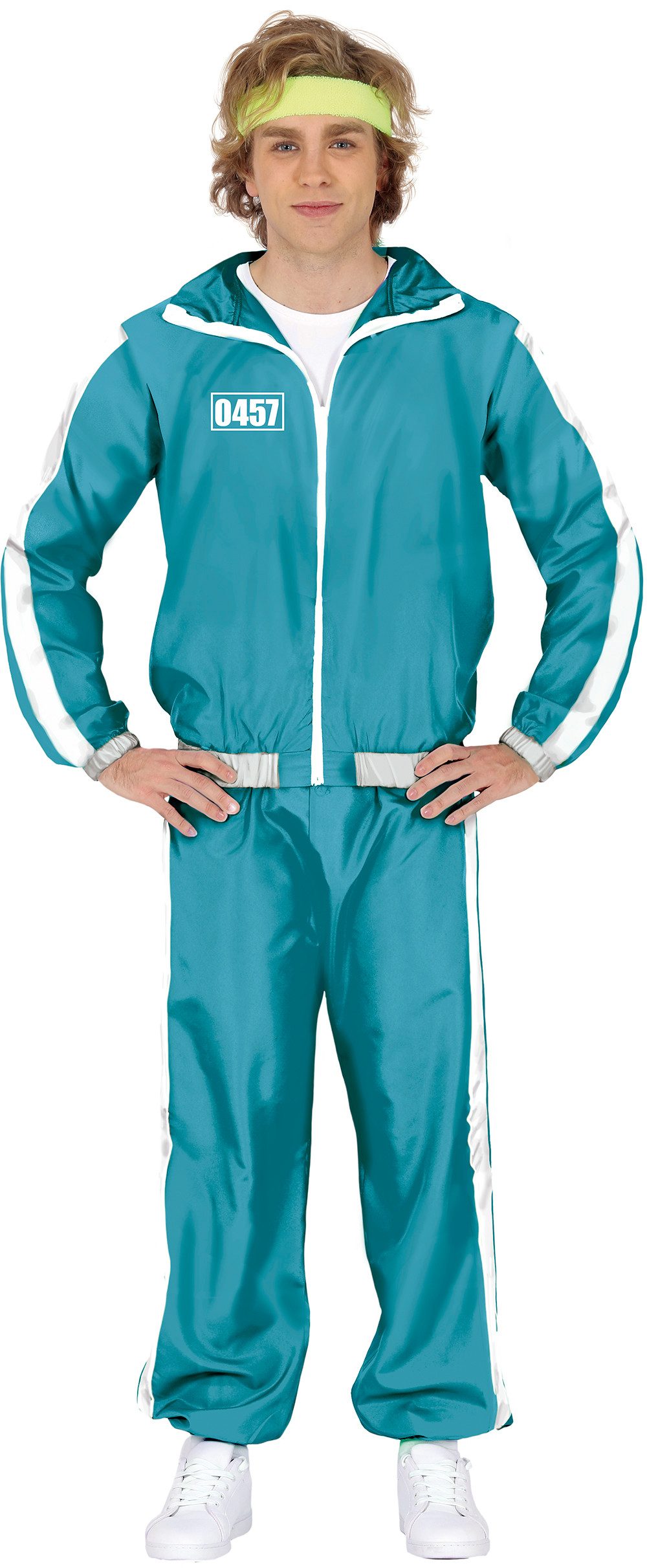 Fiestas Guirca Kostüm, 80er Jahre Jogginganzug The Gamer Herren-Outfit inklusive Jacke und Ho