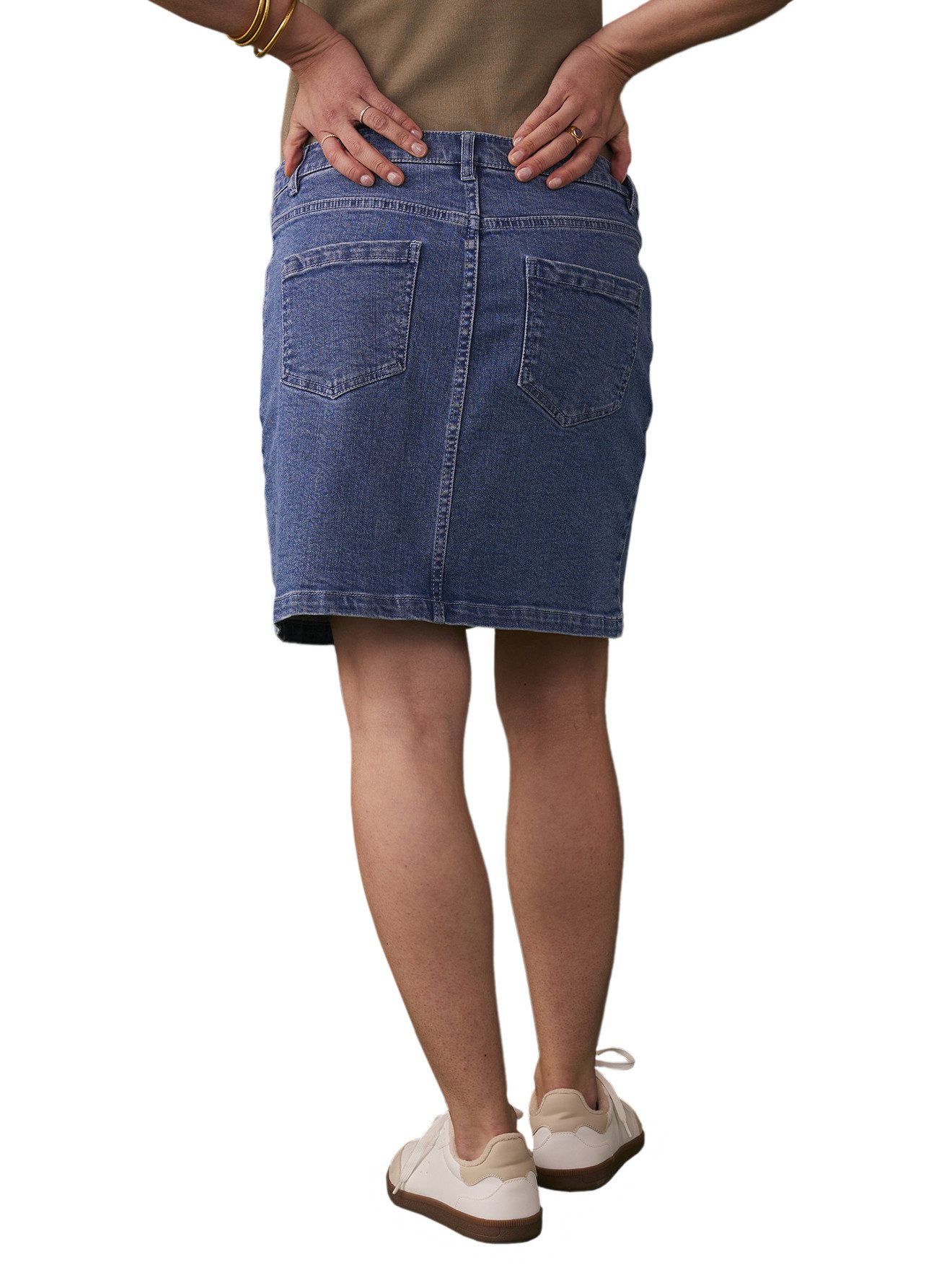 Envie de Fraise Umstandsrock Kurzer Jeansrock für die Schwangerschaft