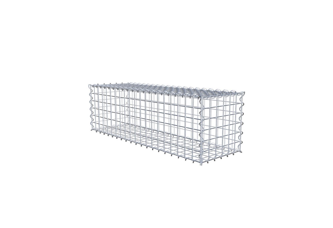 Thumbnail - Gabiona Gabionenzaun Gabione 100 cm x 30 cm x 30 cm (L x H x T), Maschenweite 5 cm x 5 cm, (Gabione 100 cm x 30 cm x 30 ...