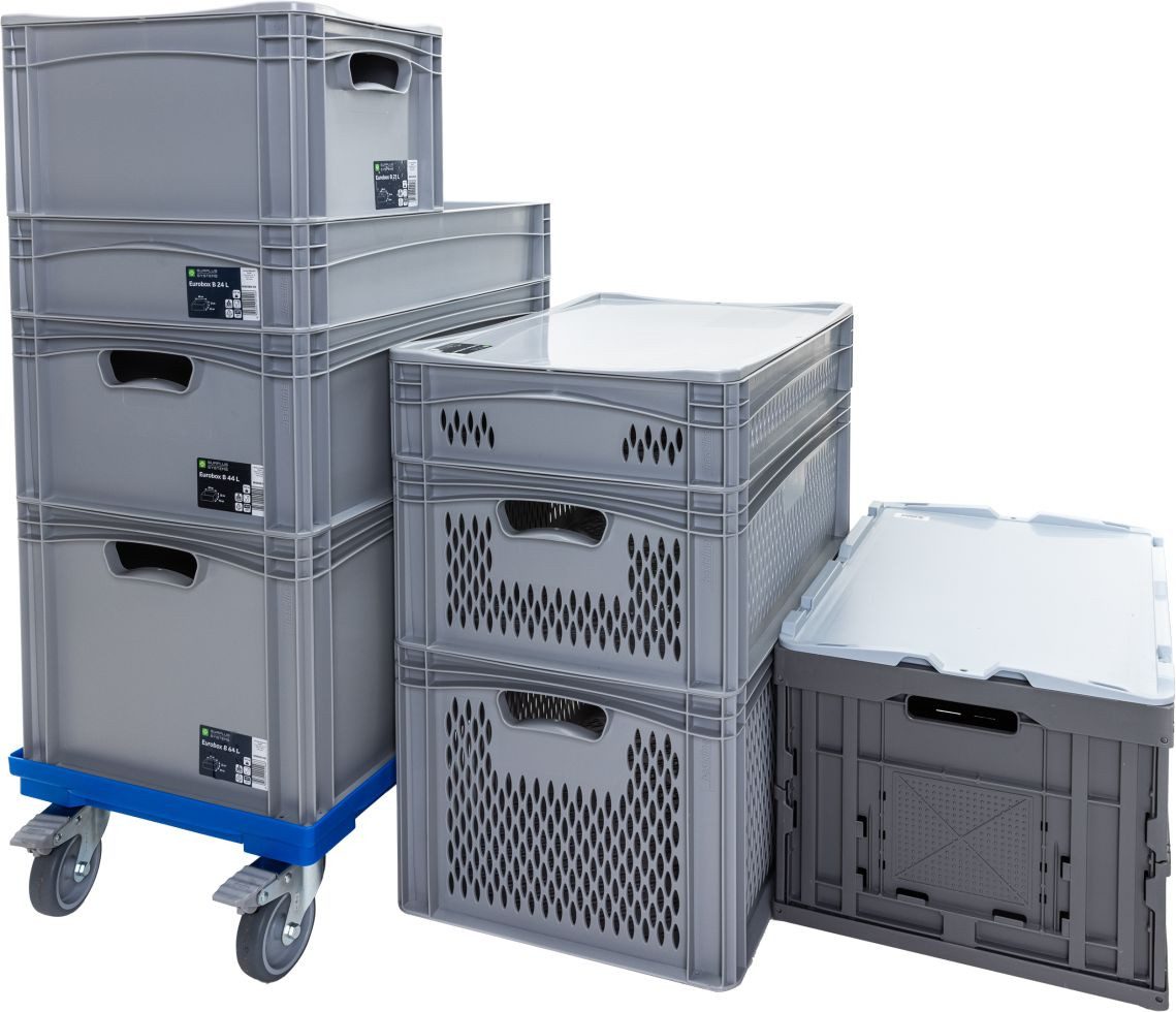 Thumbnail - SURPLUS Aufbewahrungsbox Eurobox 60 x 40 x 22 cm, 41,7 L, durchbrochen
