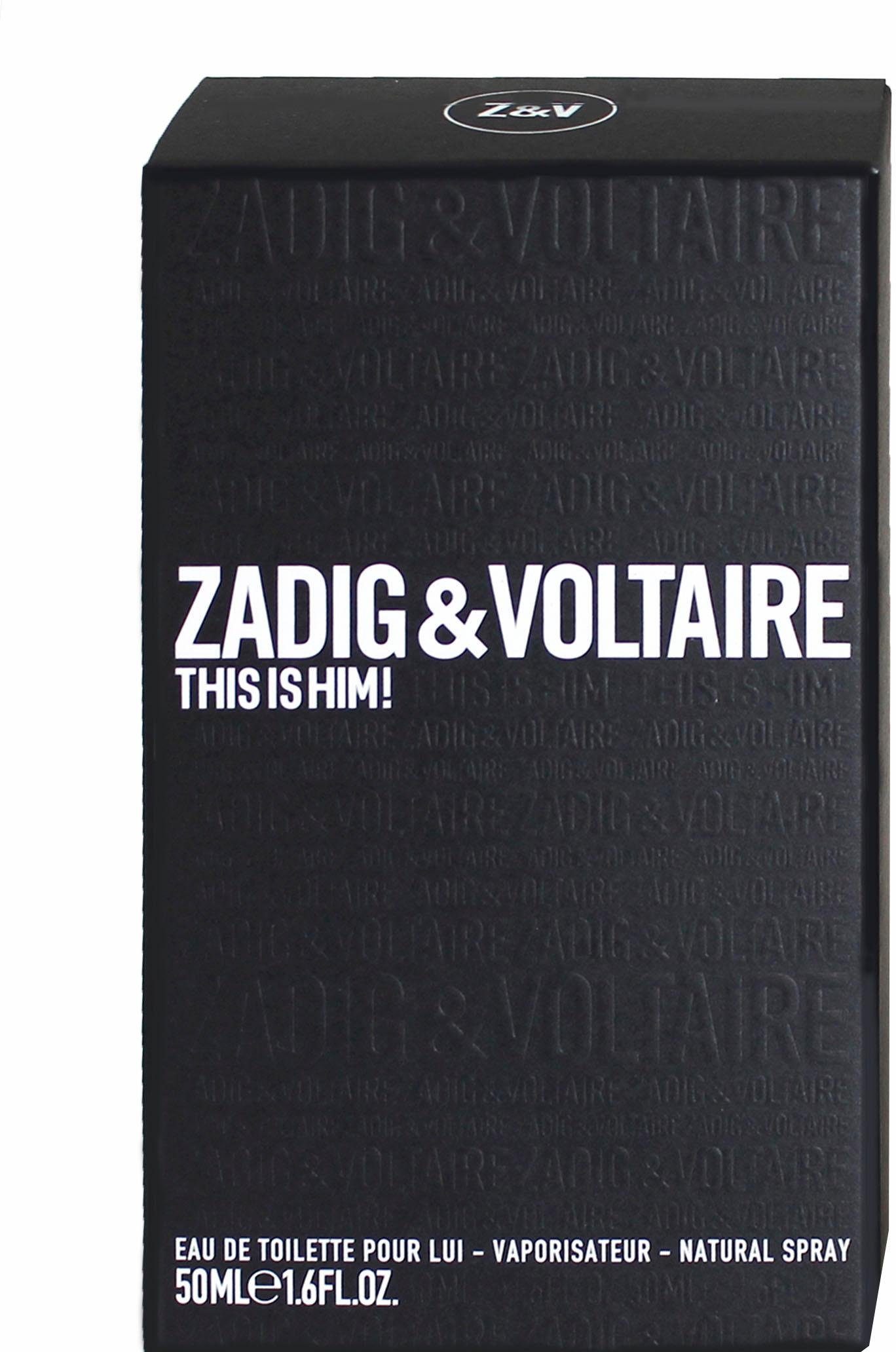 ZADIG & VOLTAIRE Eau de Toilette This is Him!, mit verführerischer Kopfnote