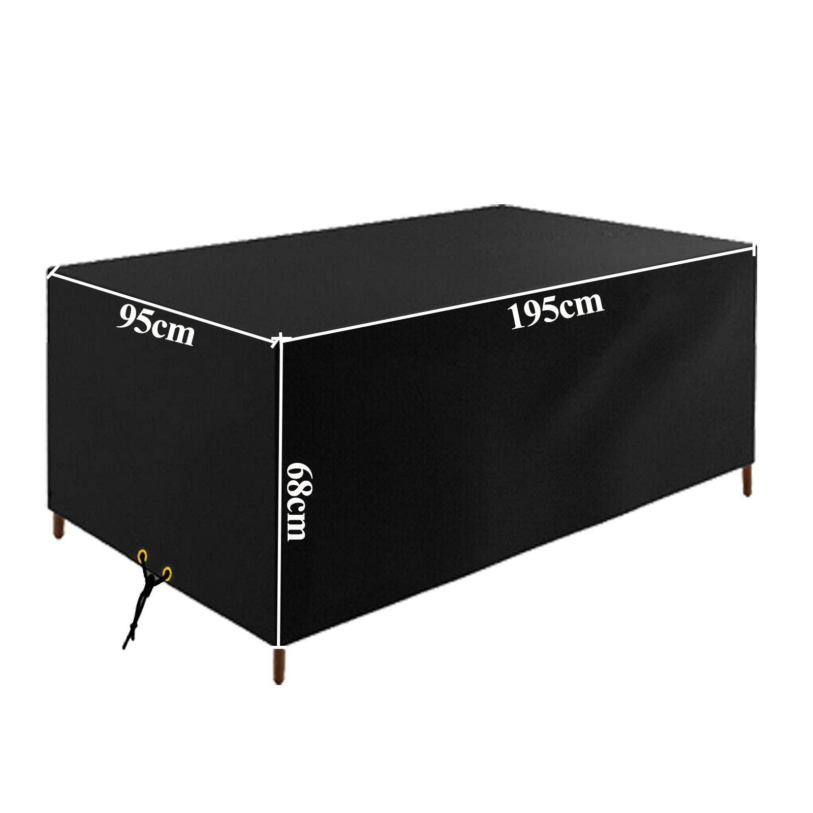 Rosnek Gartenmöbel-Schutzhülle 420D Oxford-Gewebe, wasserdicht, winddicht, günstig online kaufen