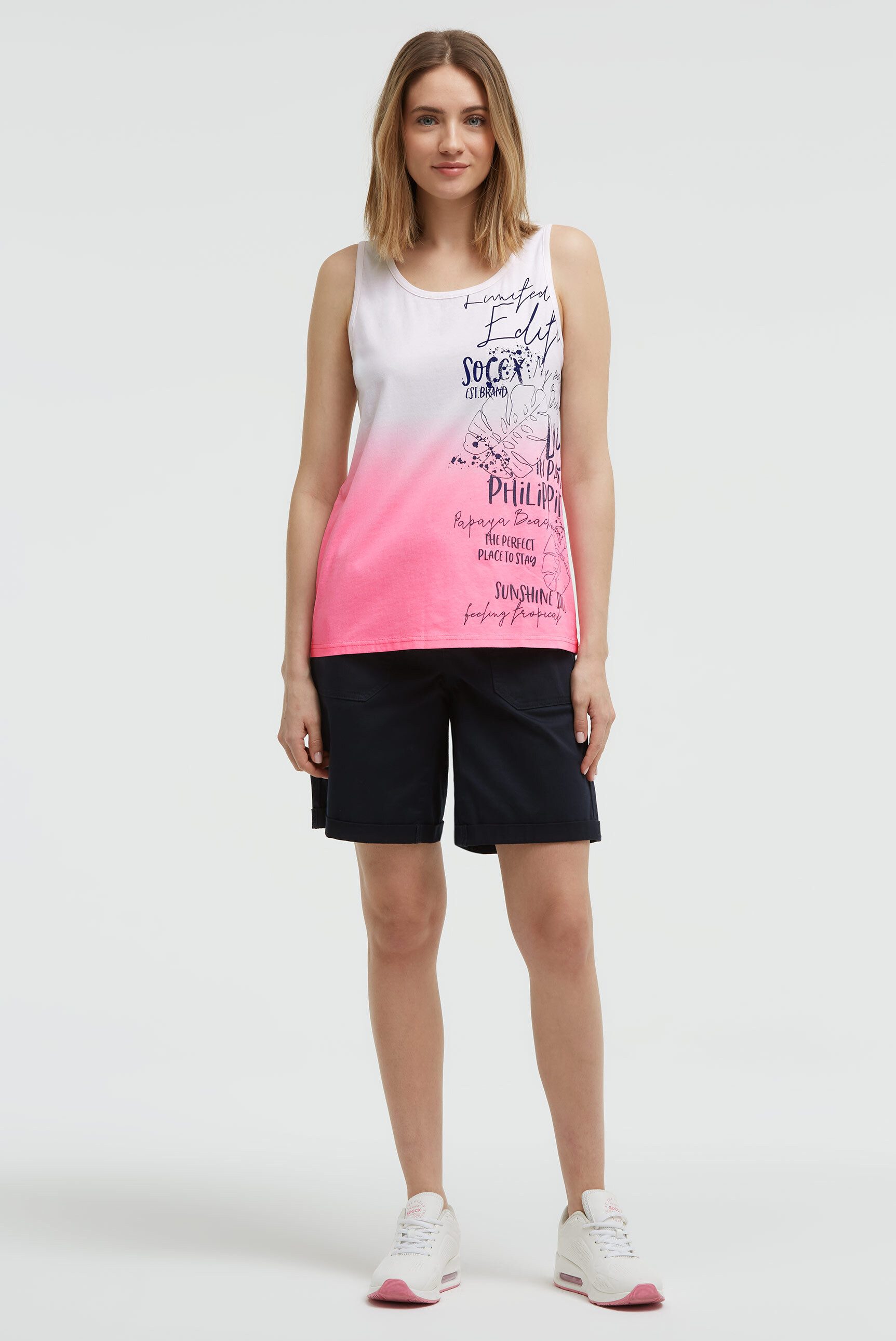 SOCCX Tanktop aus Baumwolle