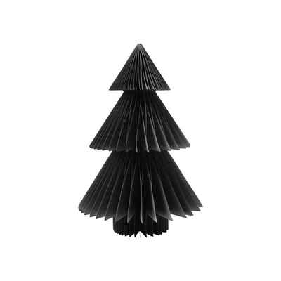 Villeroy & Boch Dekofigur Black XMAS Papierbaum, 17x25cm, Schwarz (1 St)