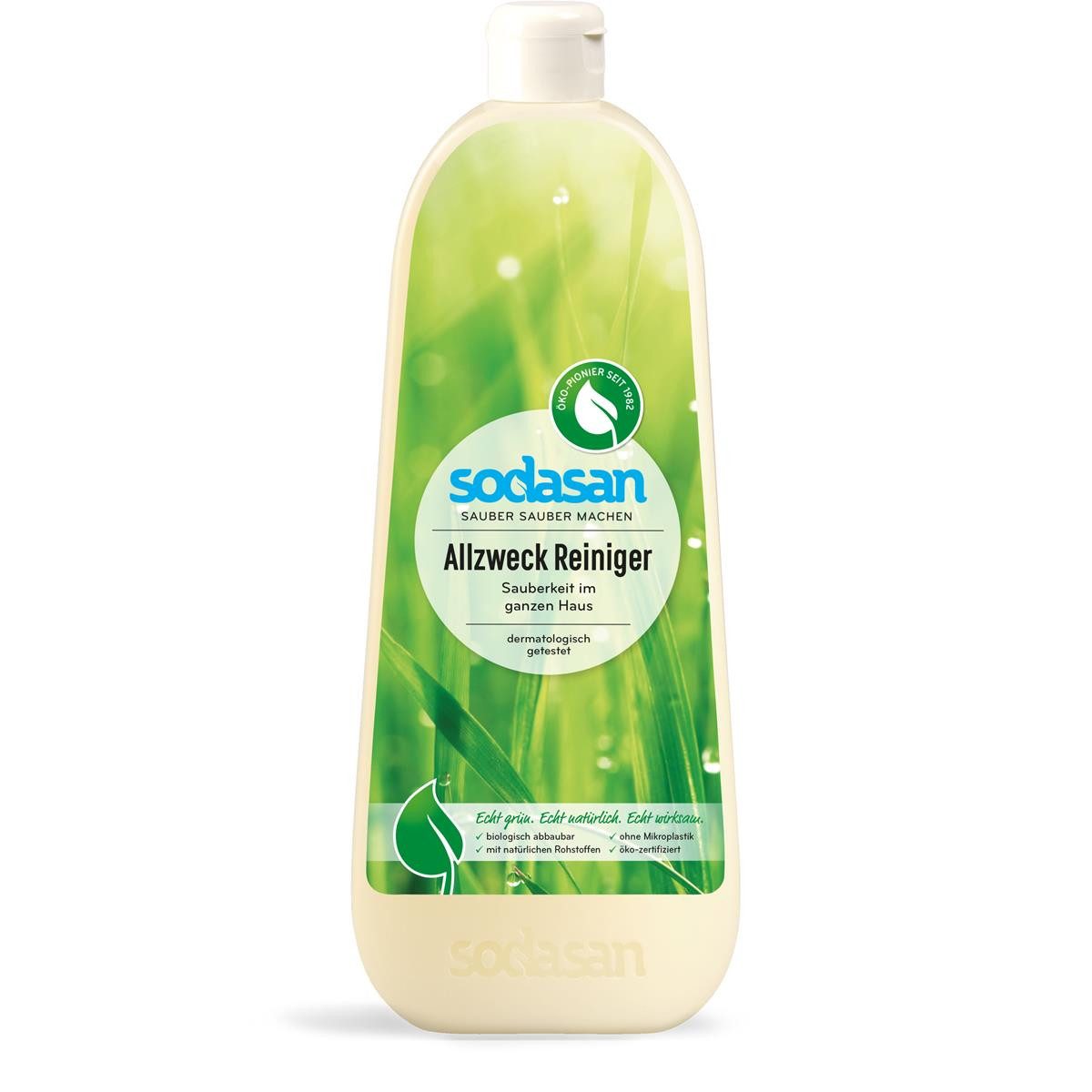 Sodasan Allzweck Reiniger 1L Sauberkeit im ganzen Haus (1er Pack) Allzweckreiniger