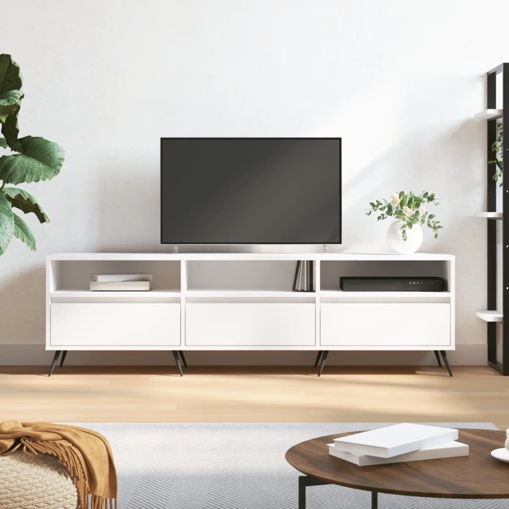 150x30x44,5 TV-Schrank cm furnicato Holzwerkstoff Weiß