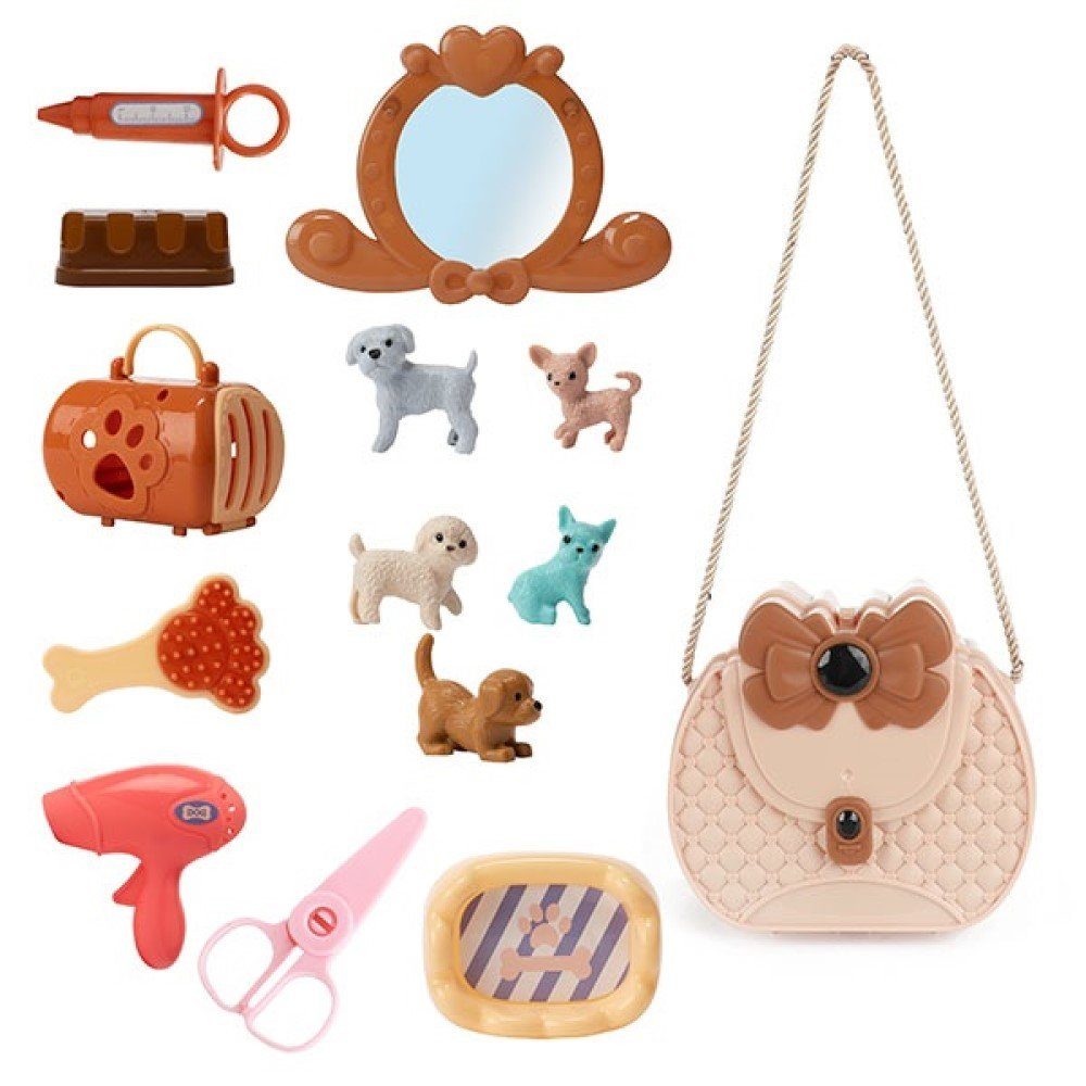 Toi-Toys Spiel, Beauty Hunde Salon im Toi-Toys Koffer Tier-Friseur