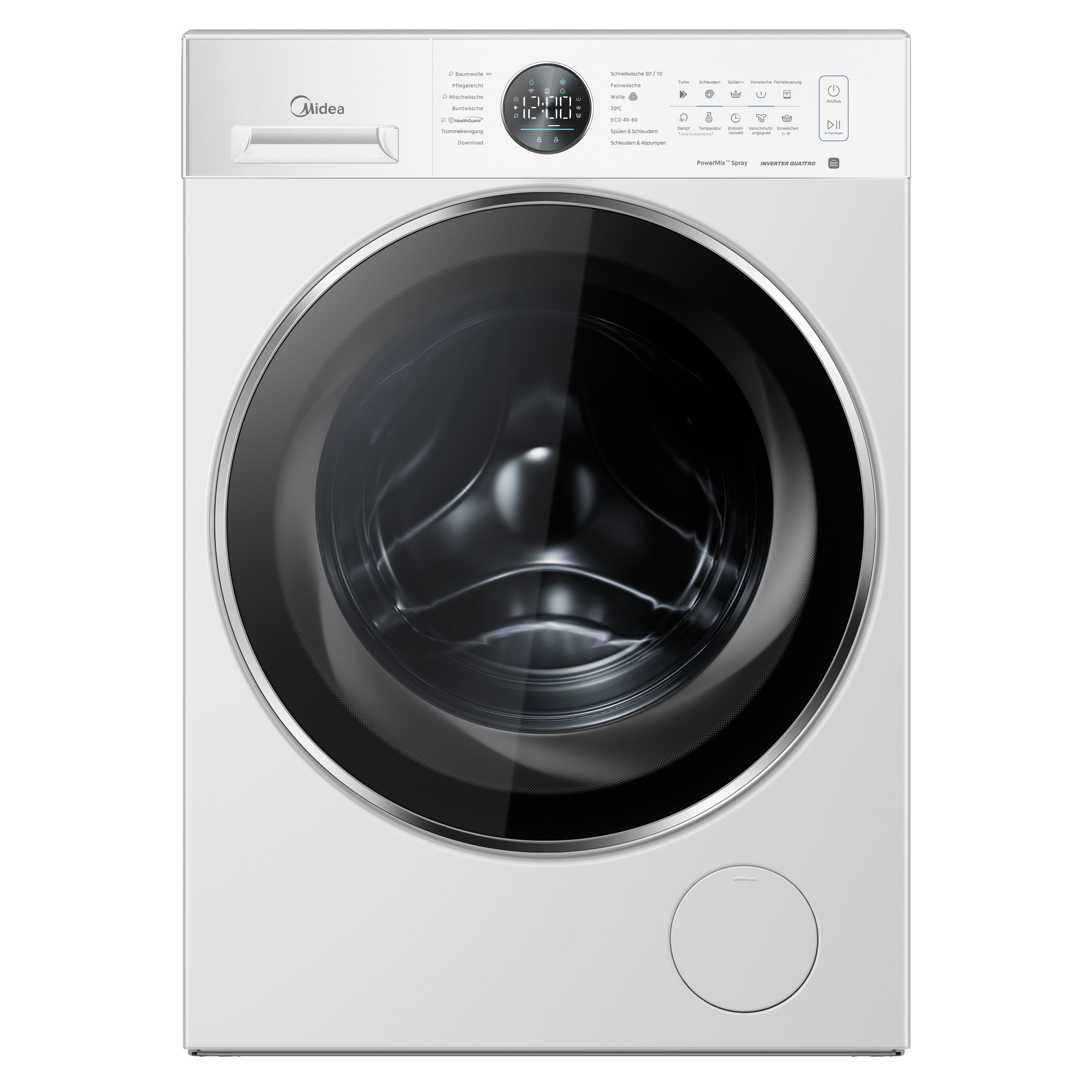 Midea Waschmaschine MF210 MF21EW90WBA40, 9 kg