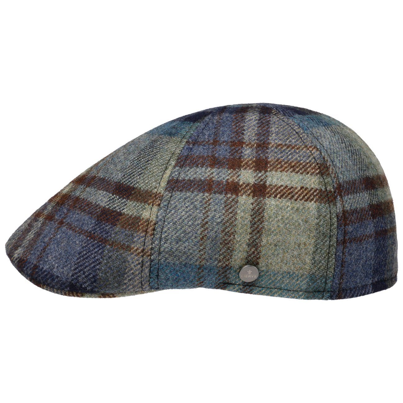 Lierys Flat Cap (1-St) Schirmmütze mit Schirm, Made in the EU blau