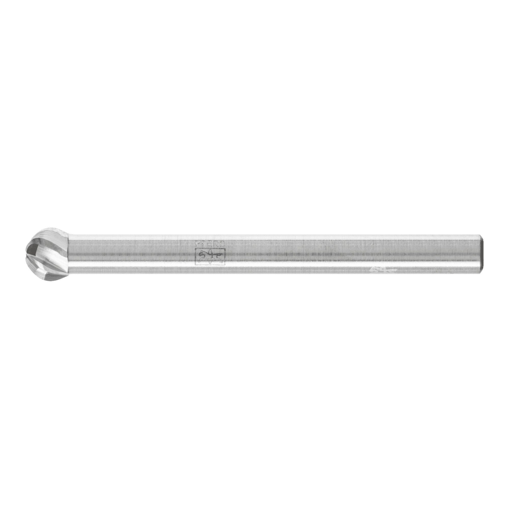 Pferd Schleifstift PFERD TOOLS Hartmetall Hochleistungsfrässtift INOX Kugel KUD Ø 04x03 m