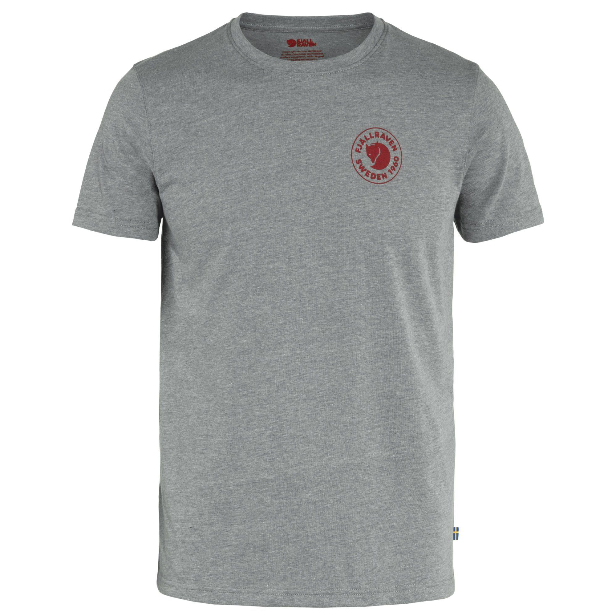 Begrenzte Zeit zum Schnäppchenpreis Fjällräven T-Shirt Fjällräven Logo 1960 M Grey Melange Herren T-shirt